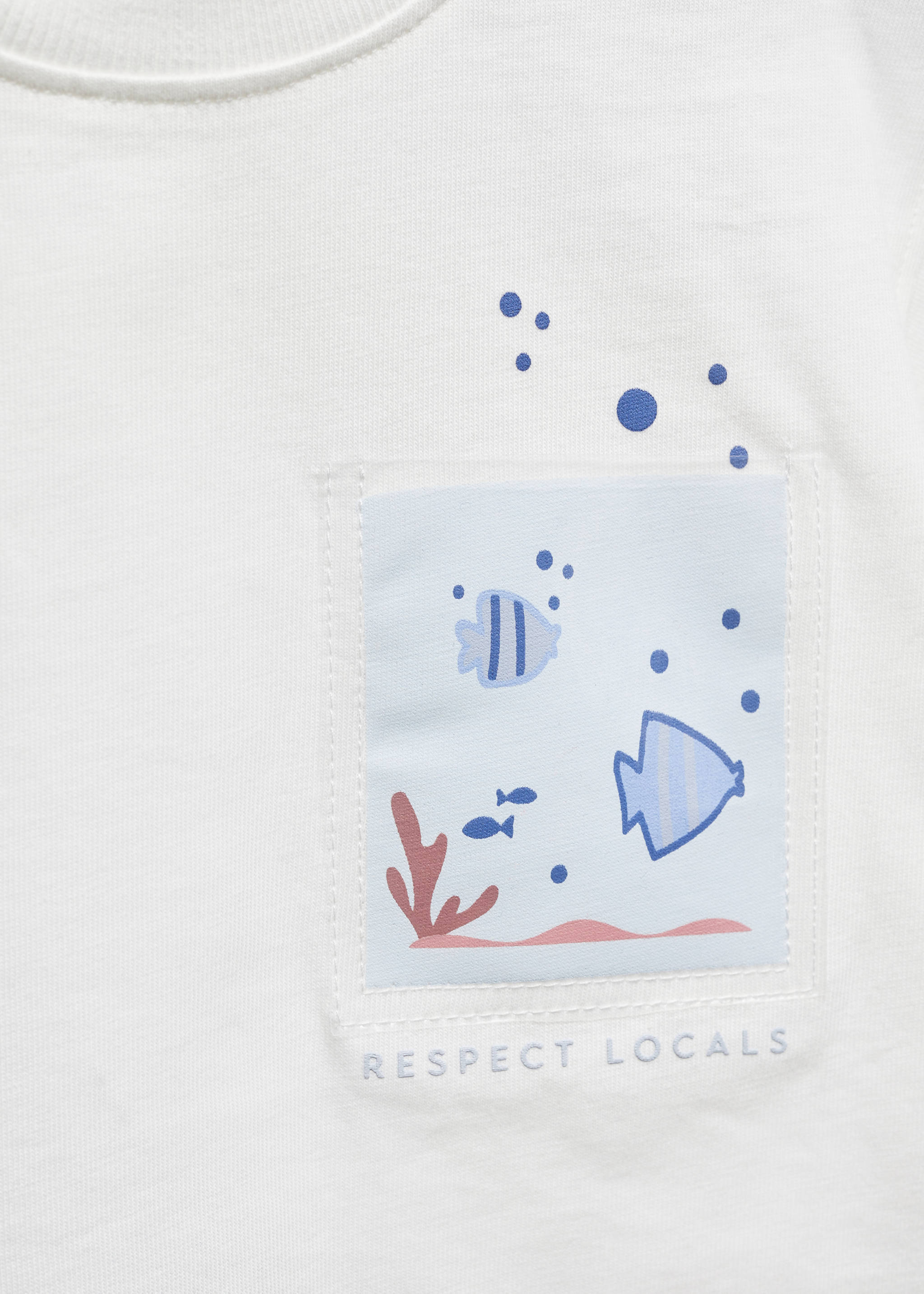 Camiseta bolsillo estampado - Detalle del artículo 8