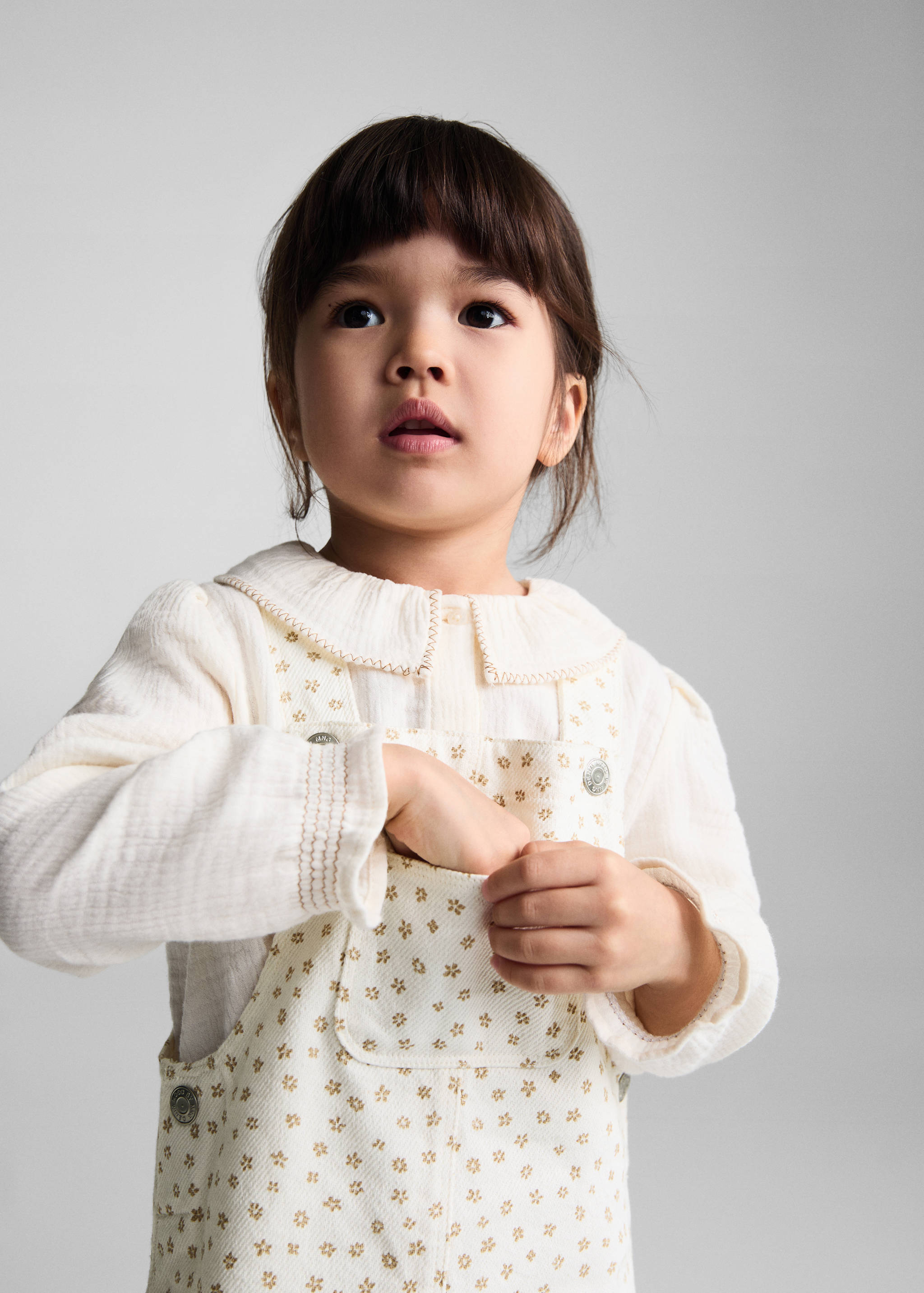 Printed denim overalls - Details of the article 1