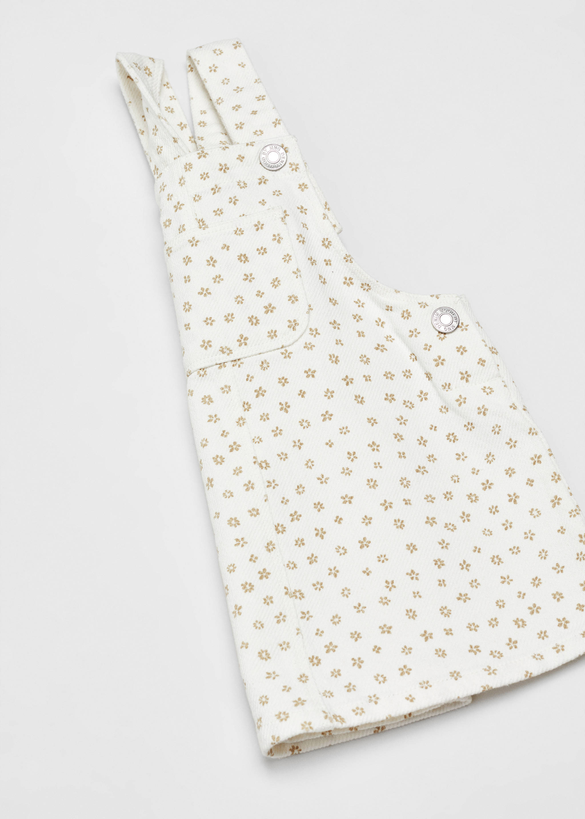 Printed denim overalls - Details of the article 0