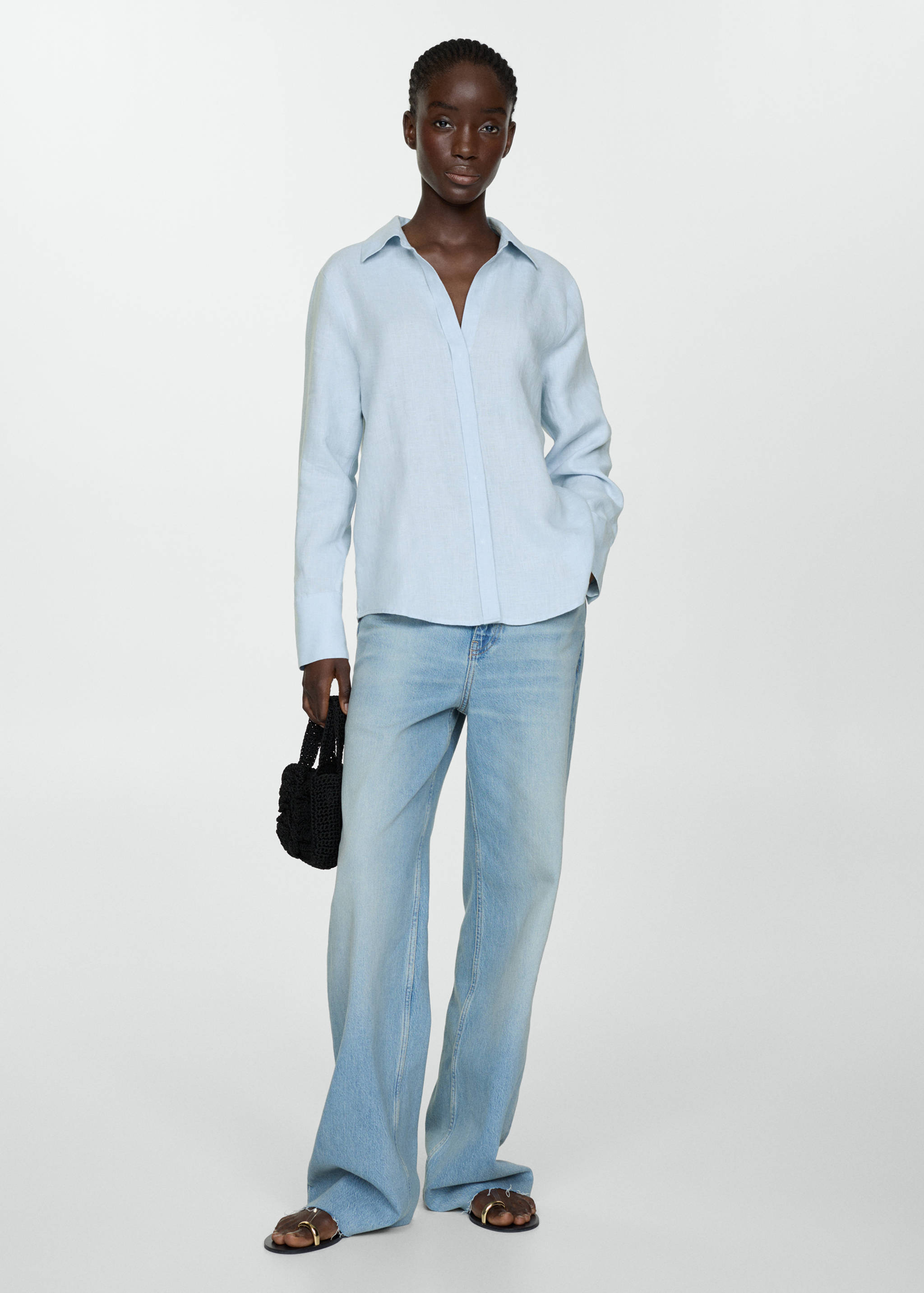 Camisa 100% lino - Plano general