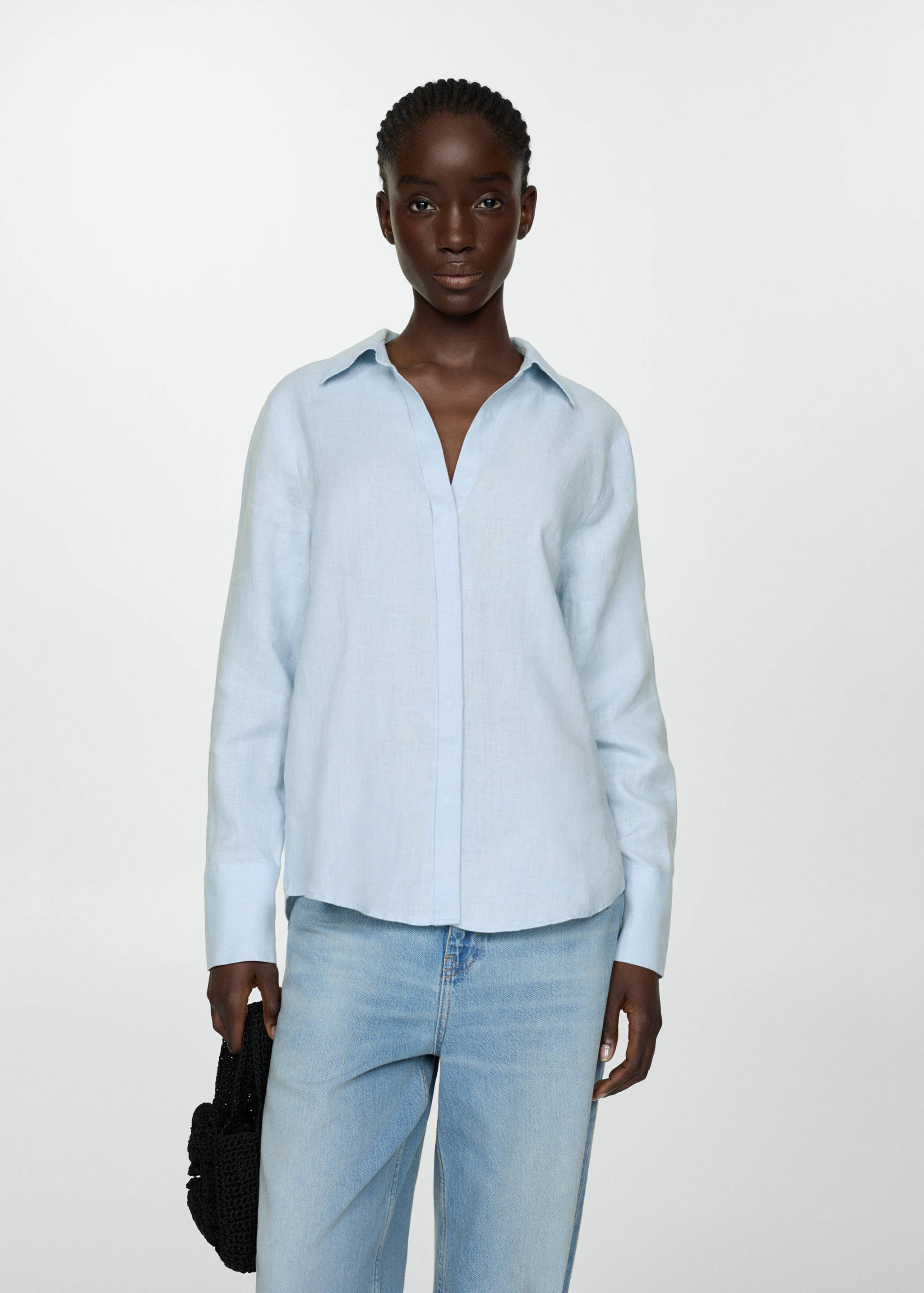 Camisa 100% lino - Plano medio