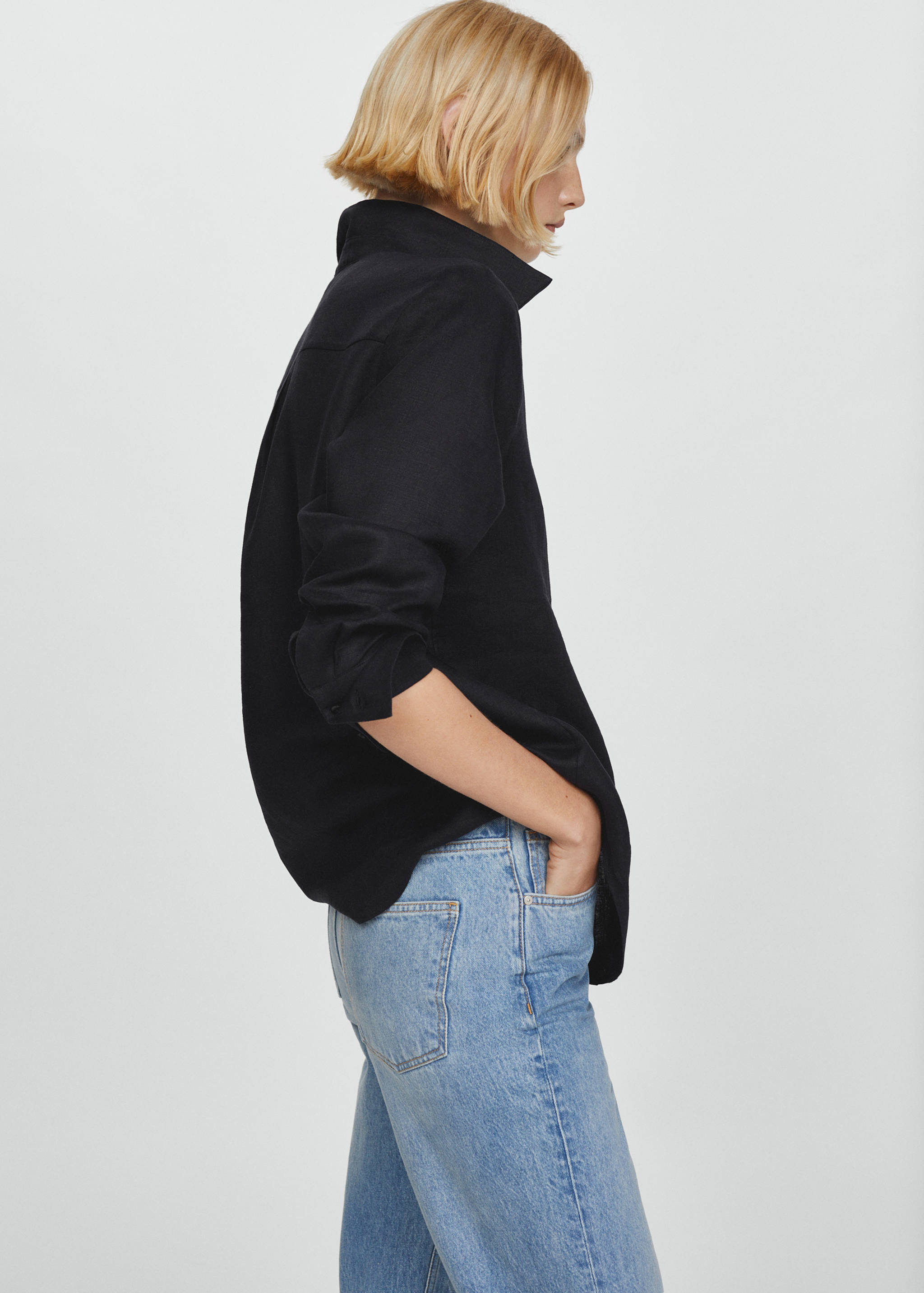 Camisa 100% lino - Plano medio