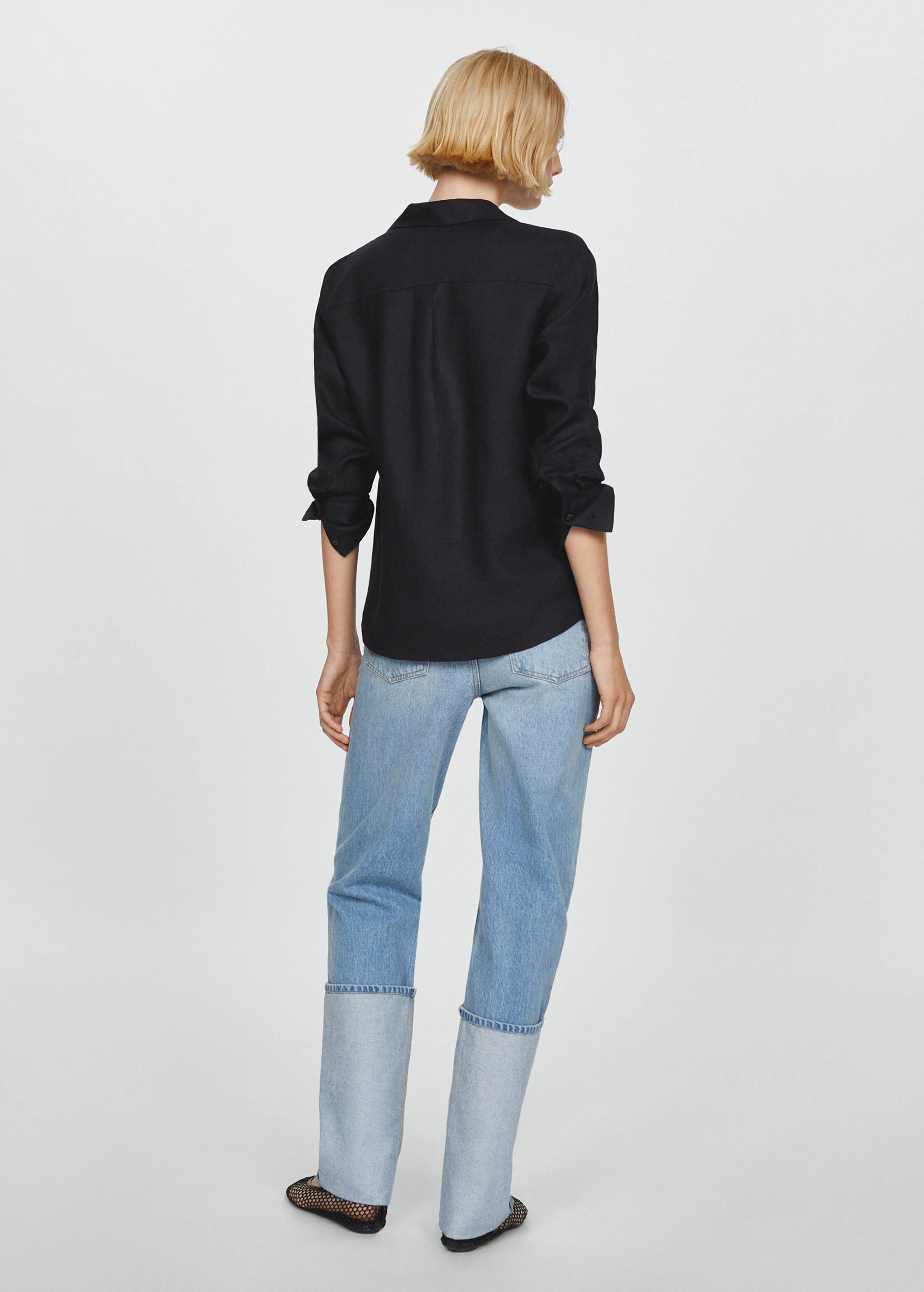 Camisa 100% lino - Reverso del artículo