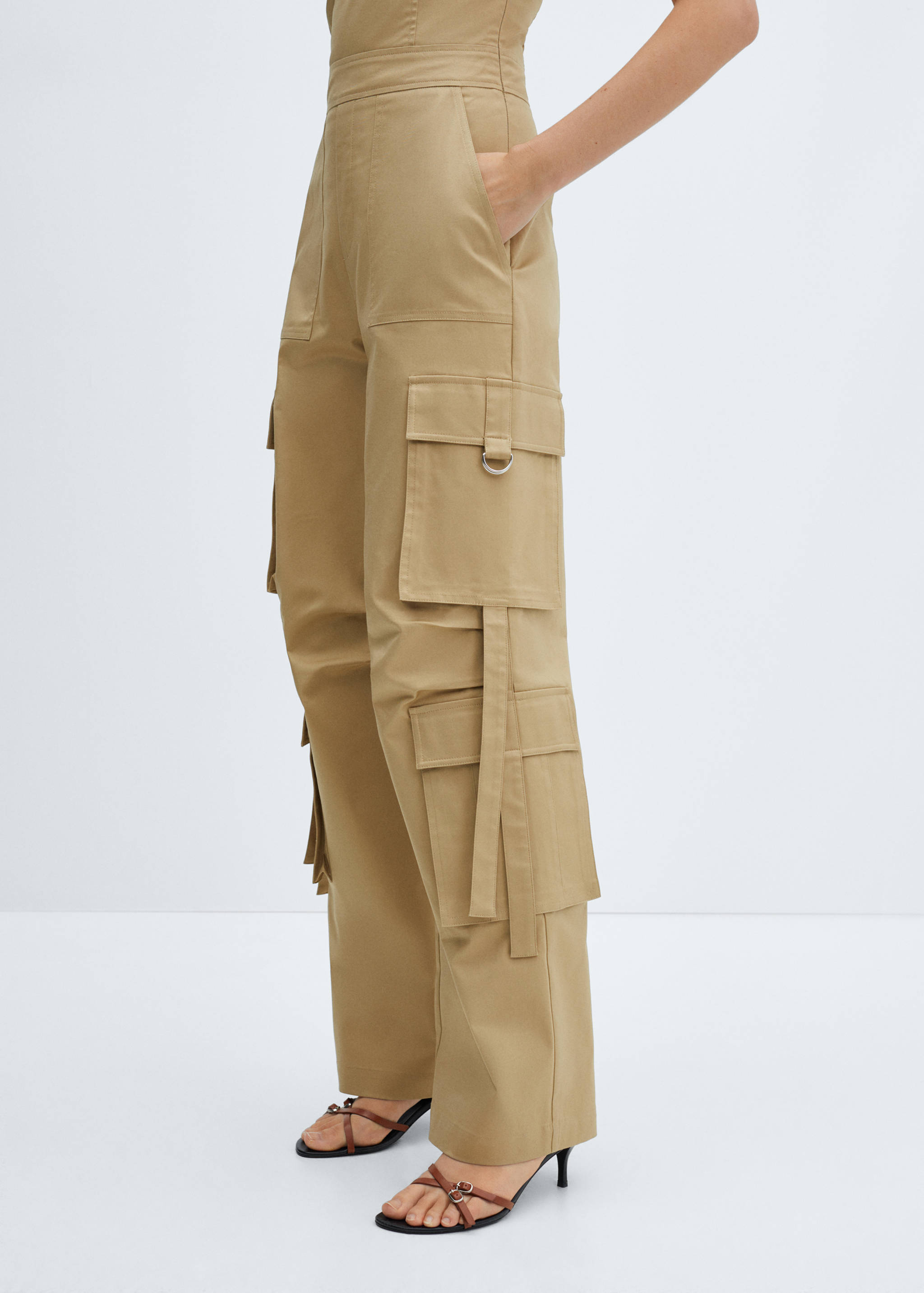 Strapless cargo jumpsuit - Details of the article 6