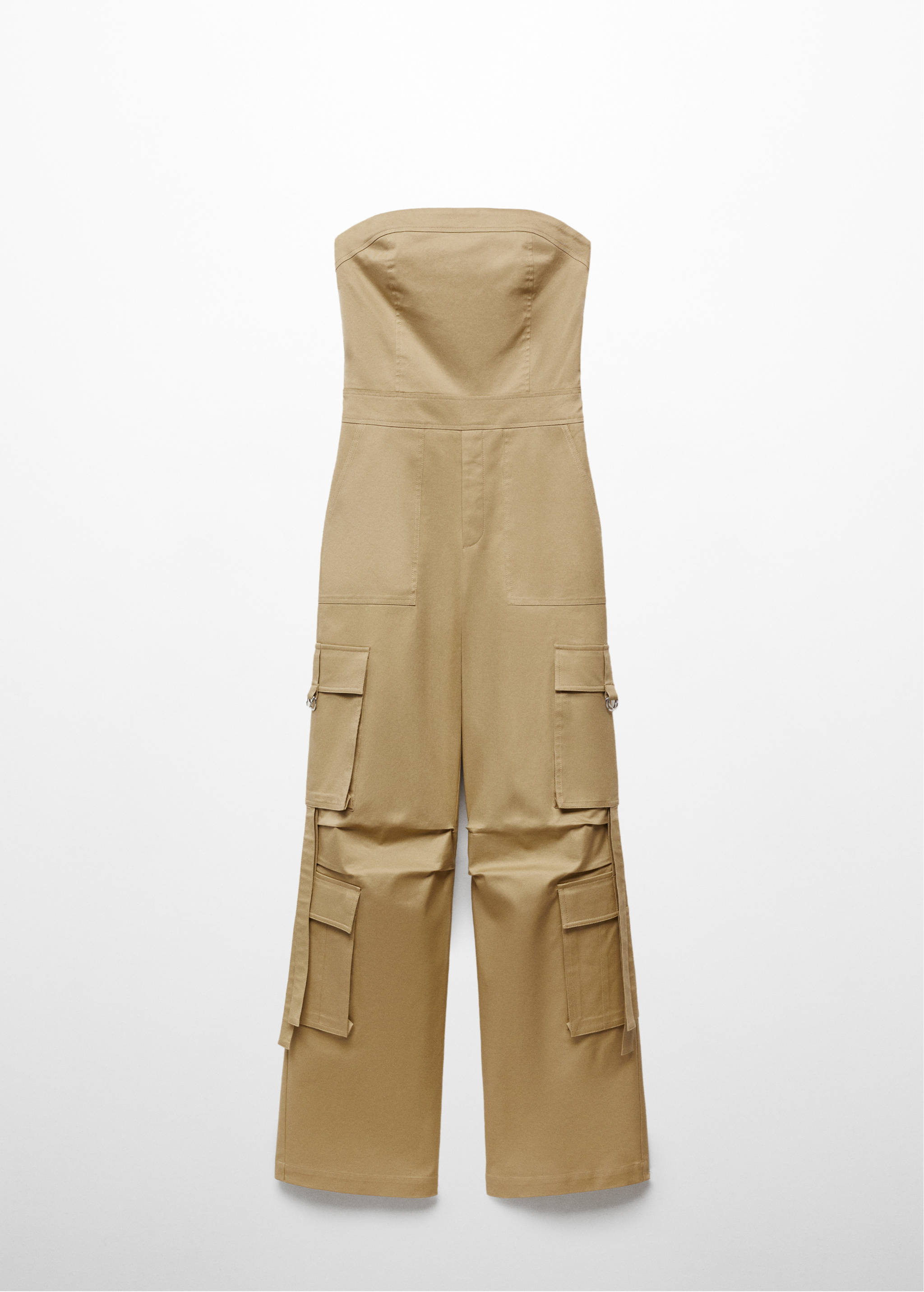 Strapless cargo jumpsuit - Article without model