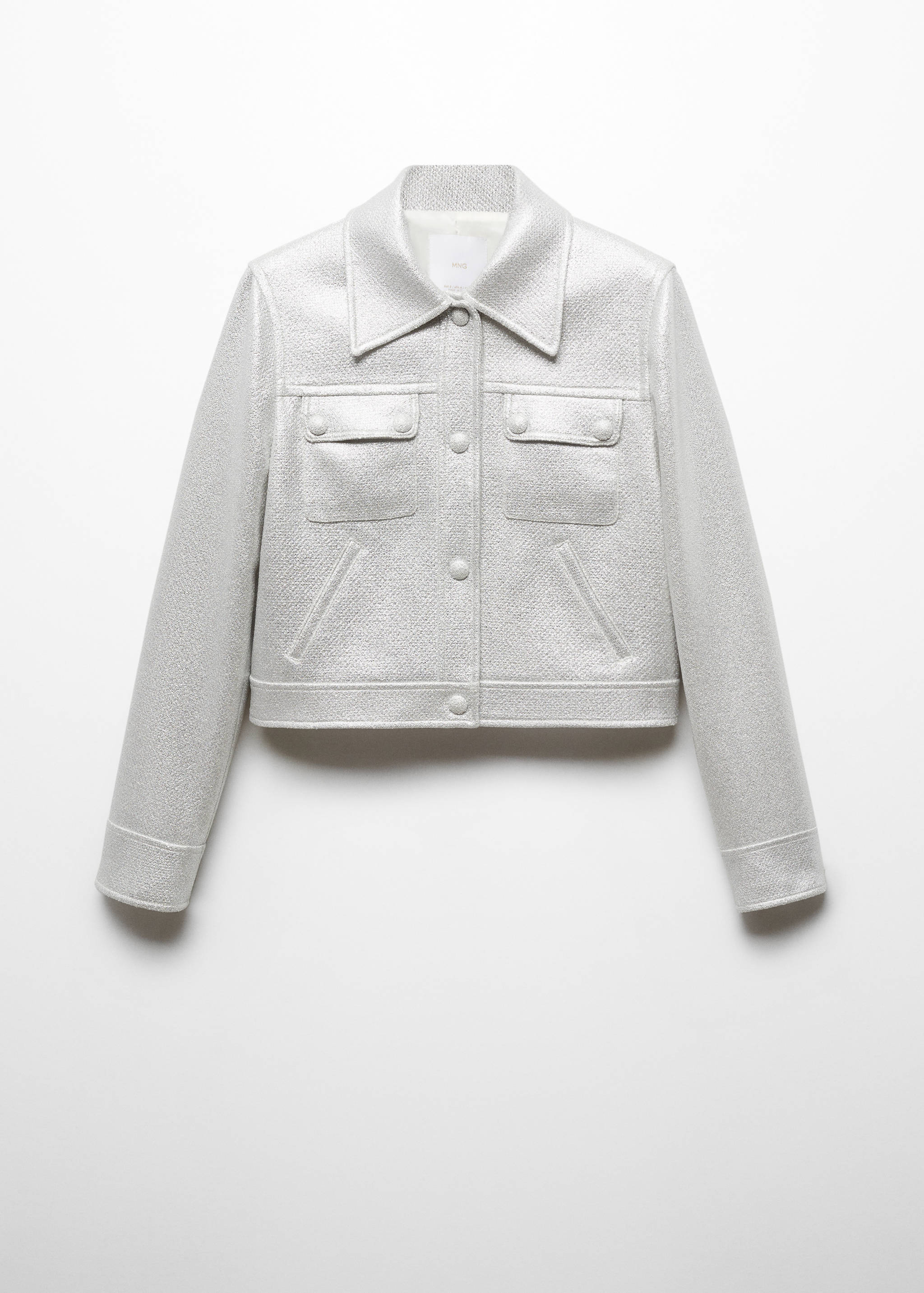Chaqueta metalizada bolsillos - Artículo sin modelo