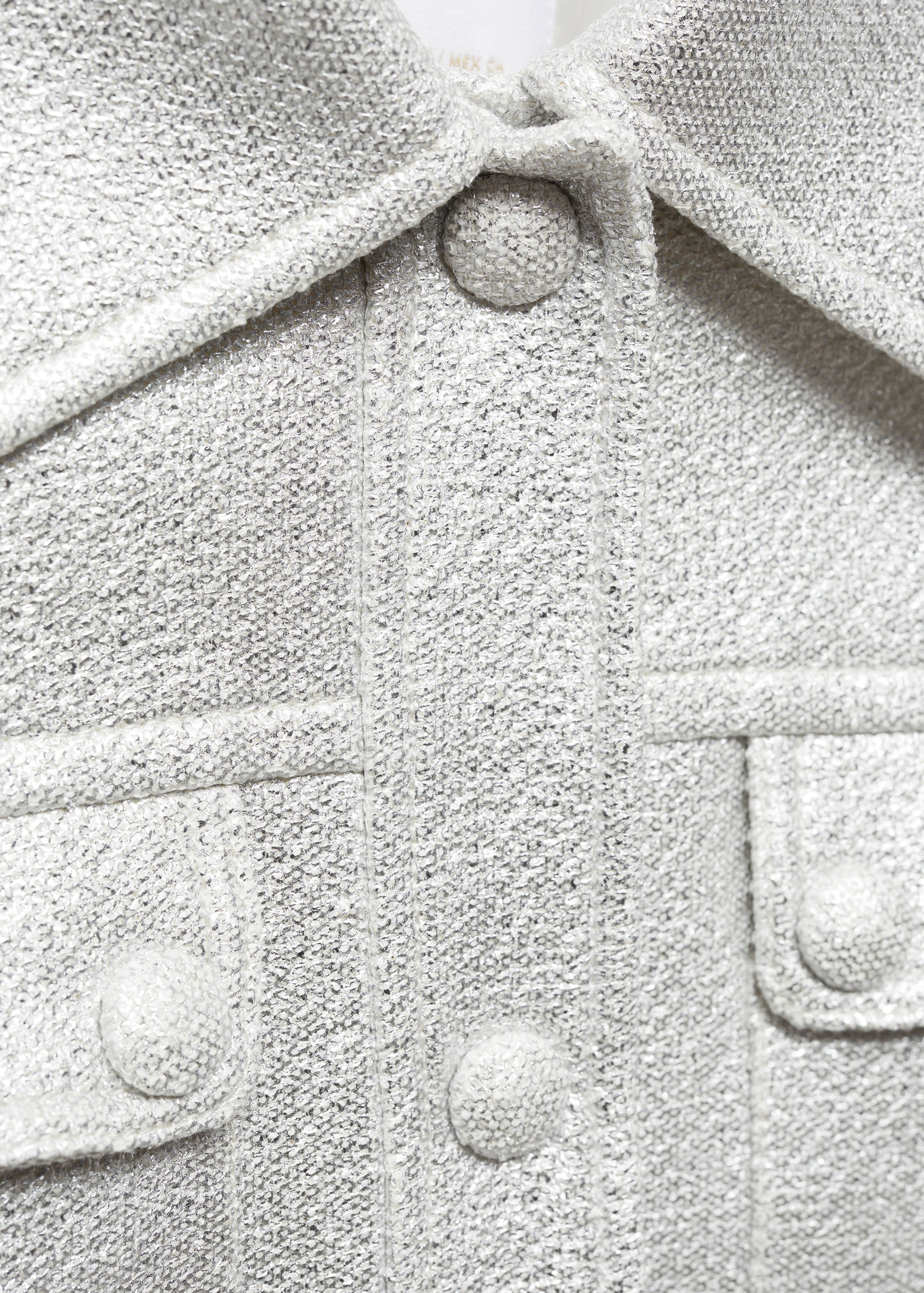Chaqueta metalizada bolsillos - Detalle del artículo 8