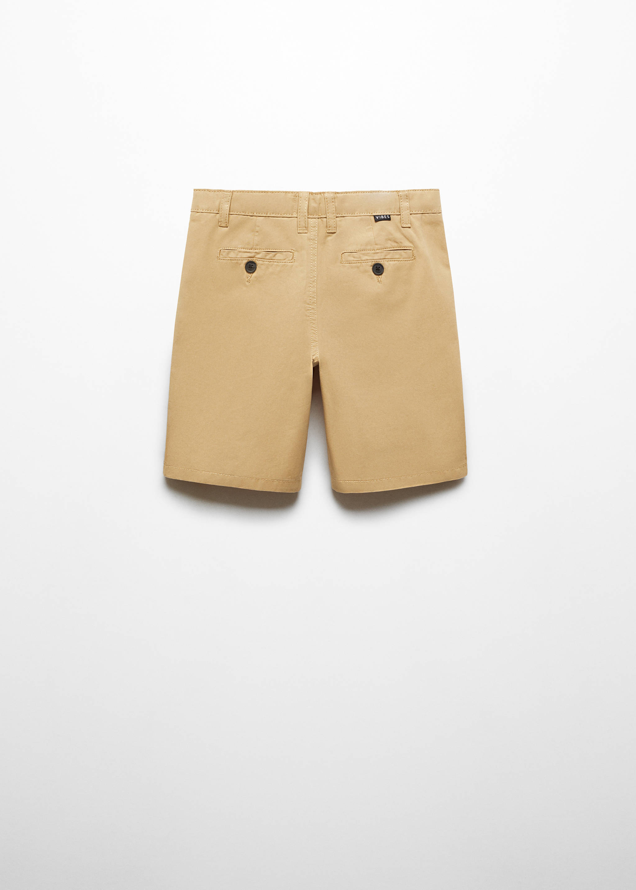 Bermuda slim-fit chino coton - Verso de l’article