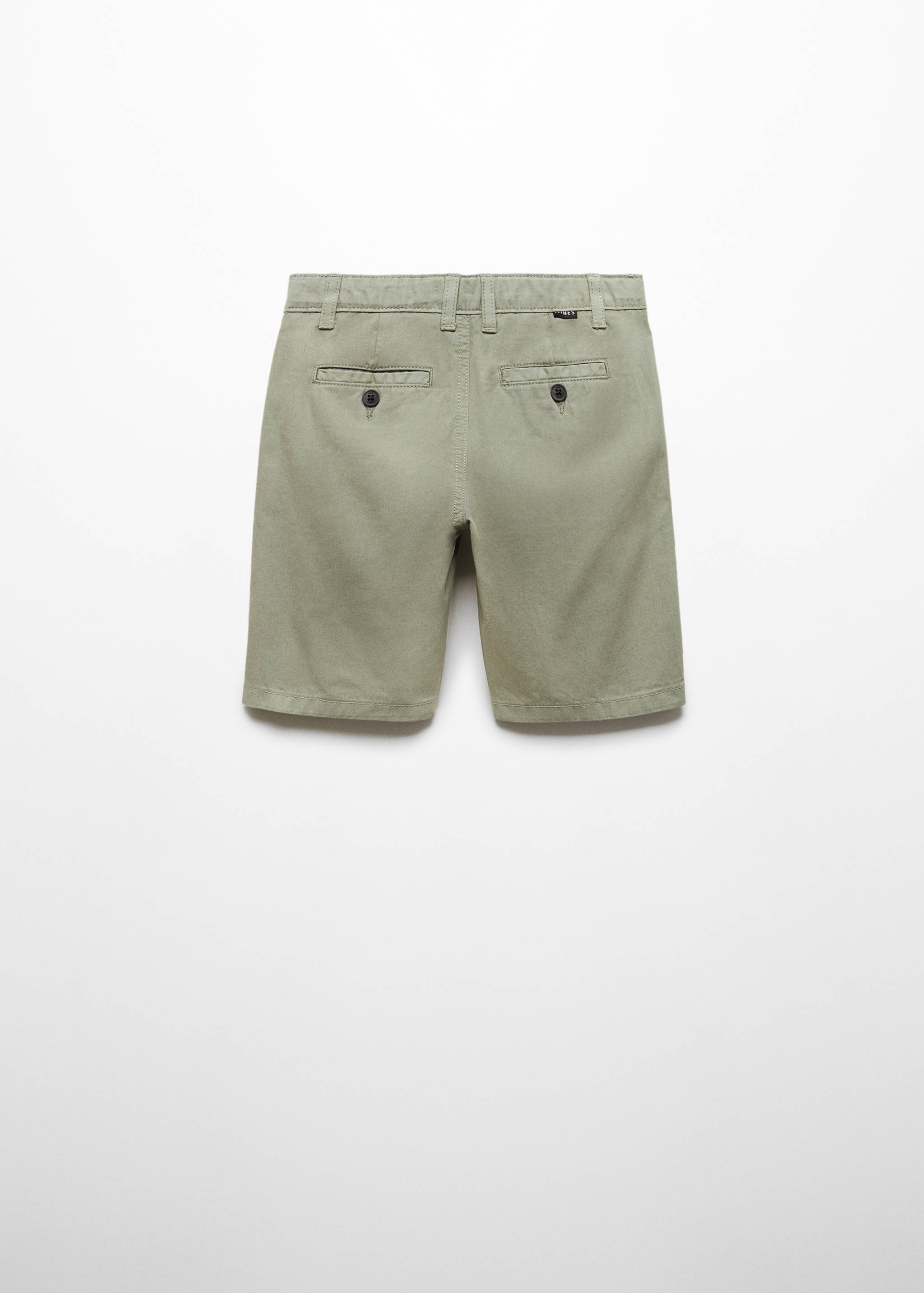 Bermuda slim-fit chino coton - Verso de l’article