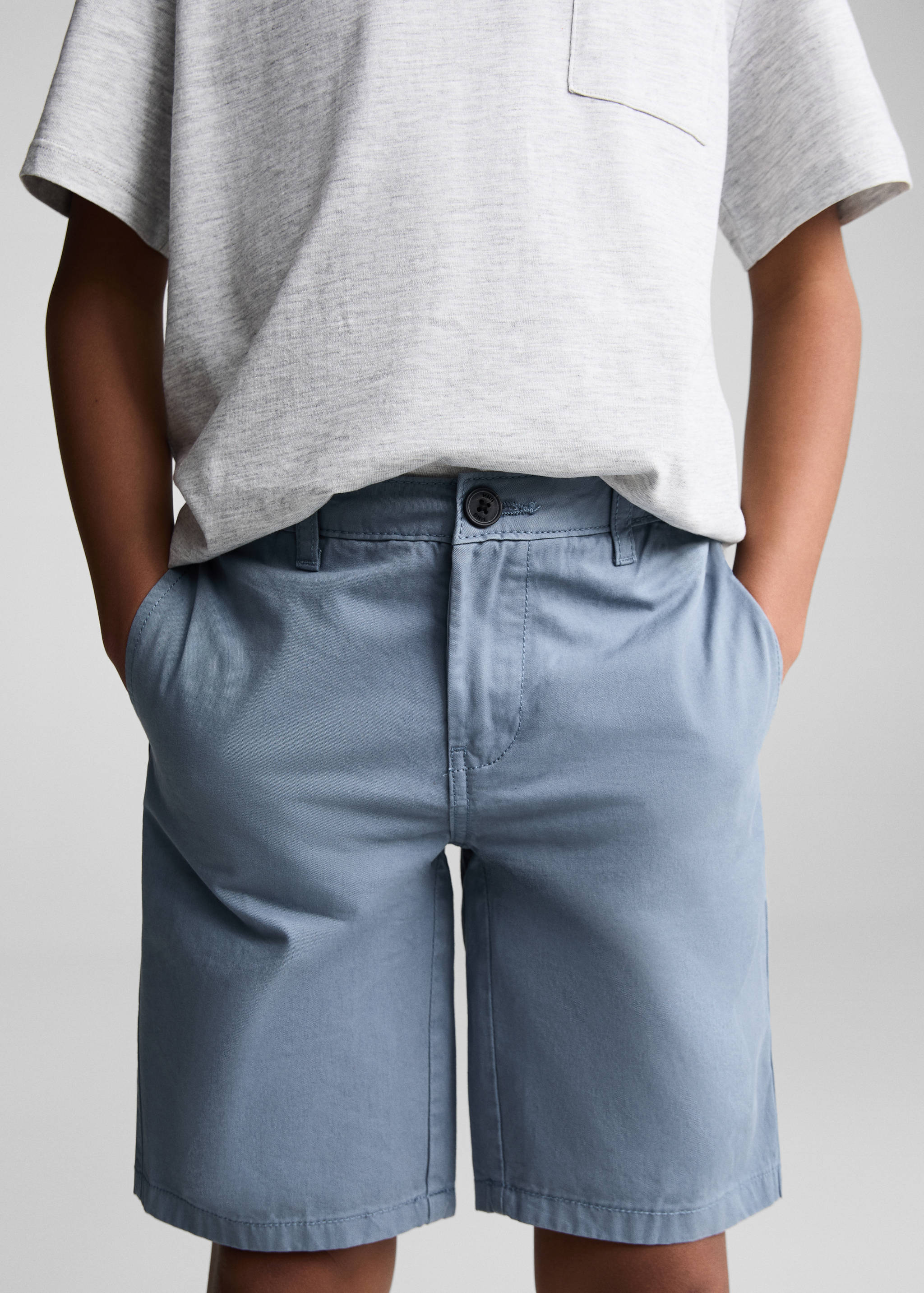 Bermuda slim-fit chino coton - Détail de l'article 6