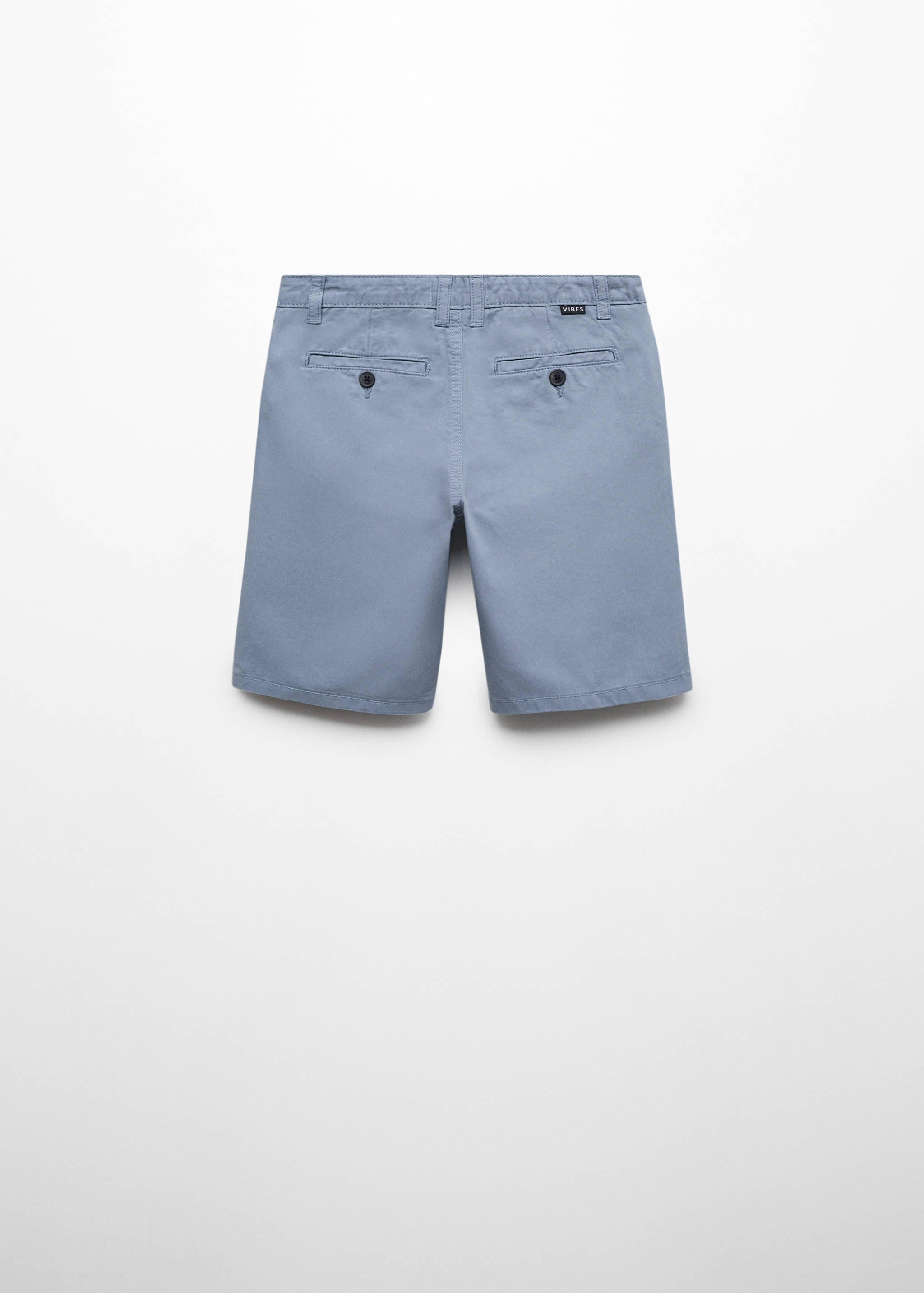 Bermuda slim-fit chino coton - Verso de l’article
