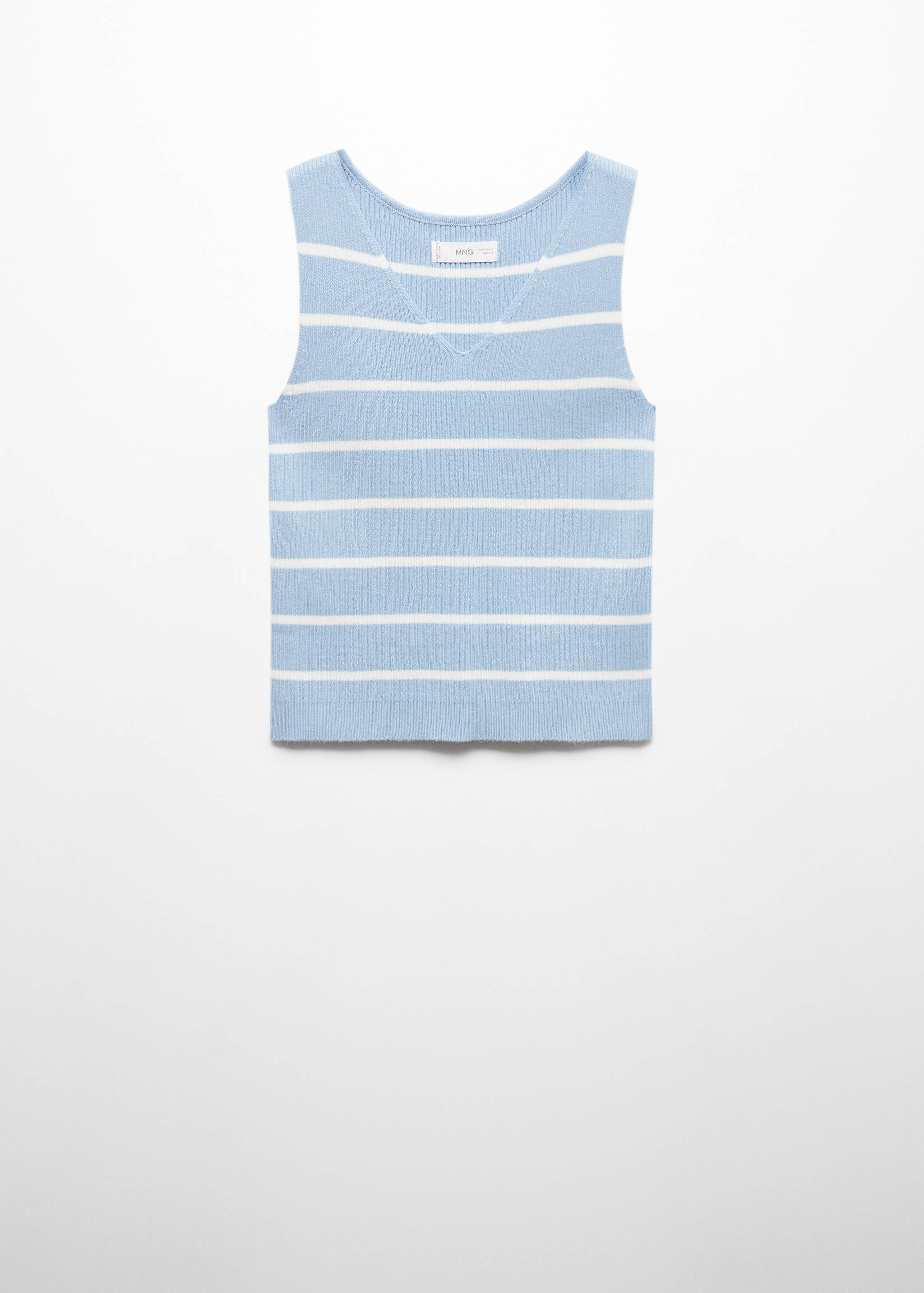 Striped strapless top - Article without model