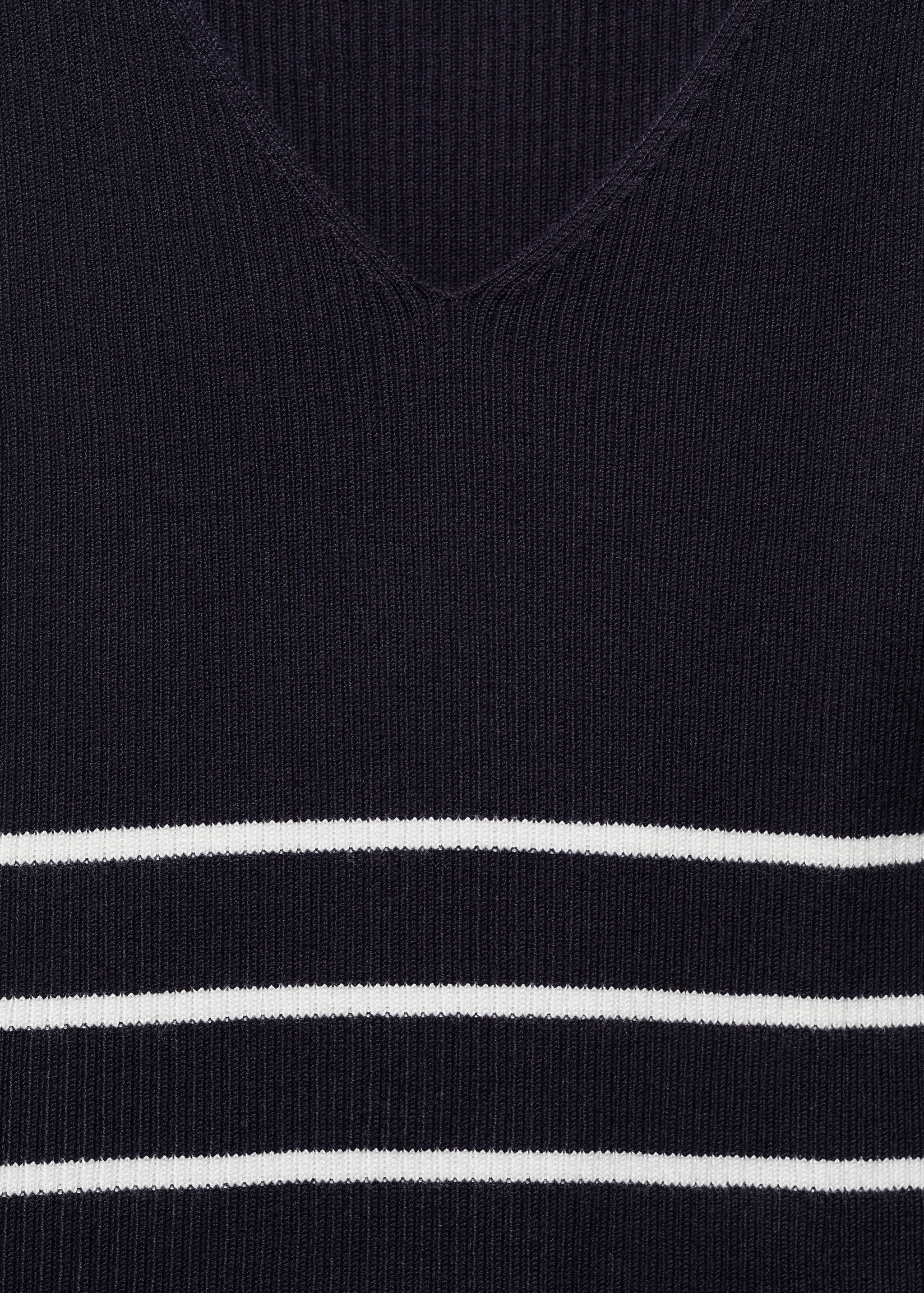 Striped strapless top - Details of the article 8
