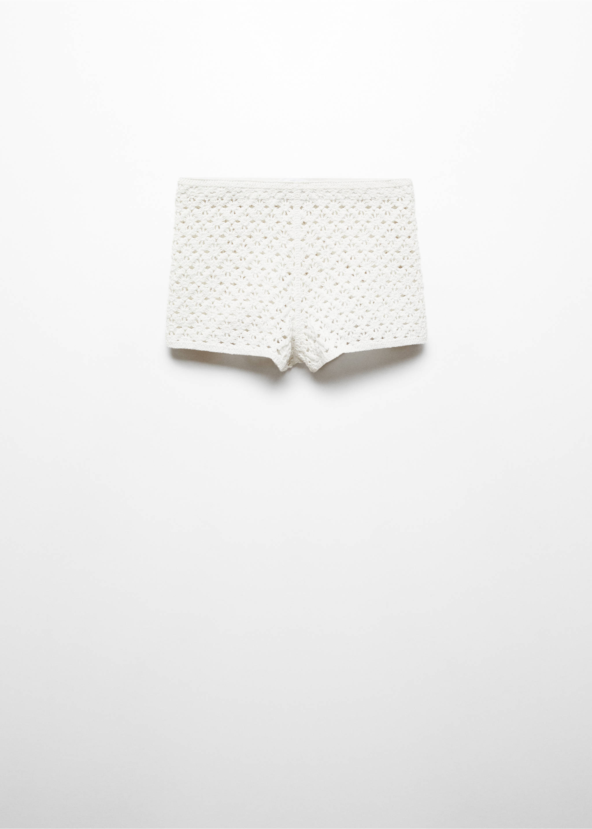 Crochet shorts - Article without model, Ecru. Ref: 67096736-00.