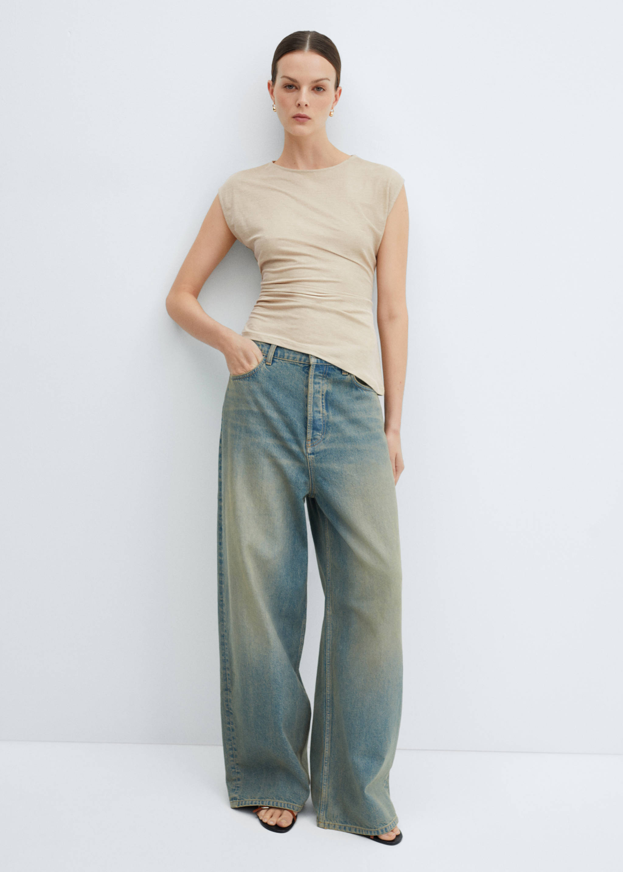 Knit asymmetric top - Details of the article 2
