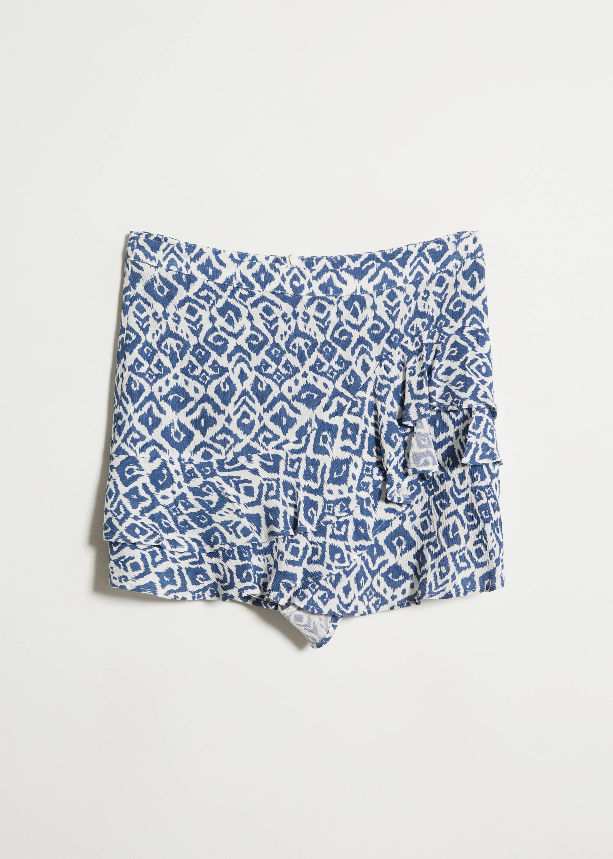 Saia estampada folhos - Artigo sem modelo