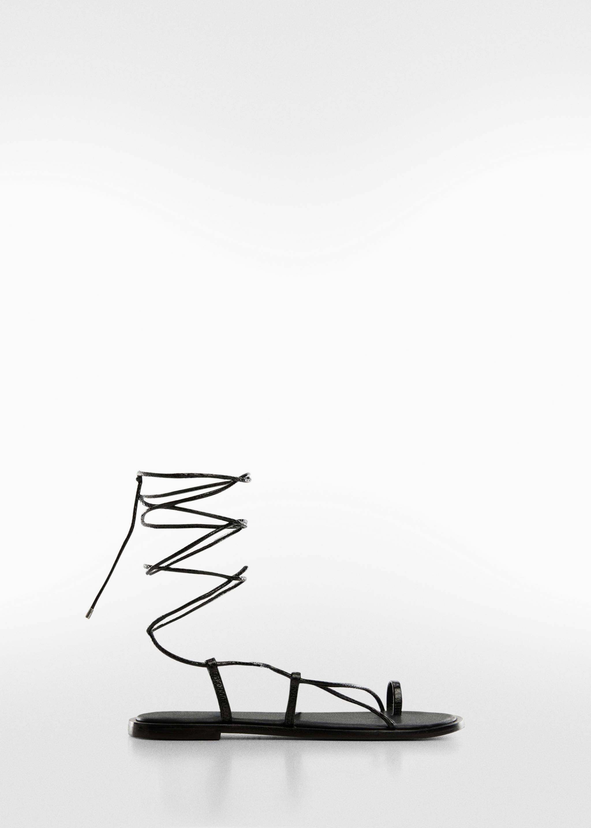 Кожаные сандалии с ремешками - Изделие без модели