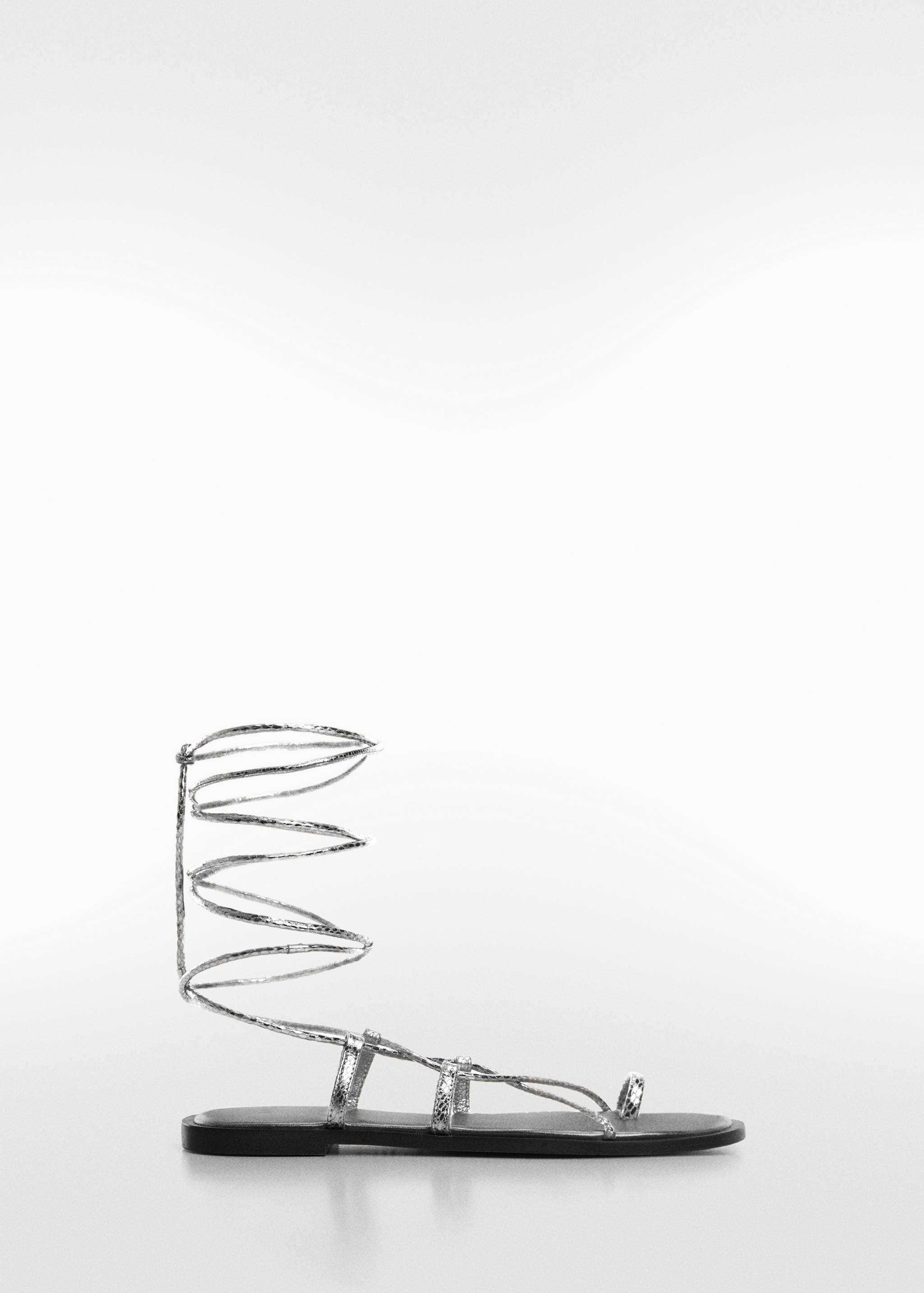 Кожаные сандалии с ремешками - Изделие без модели