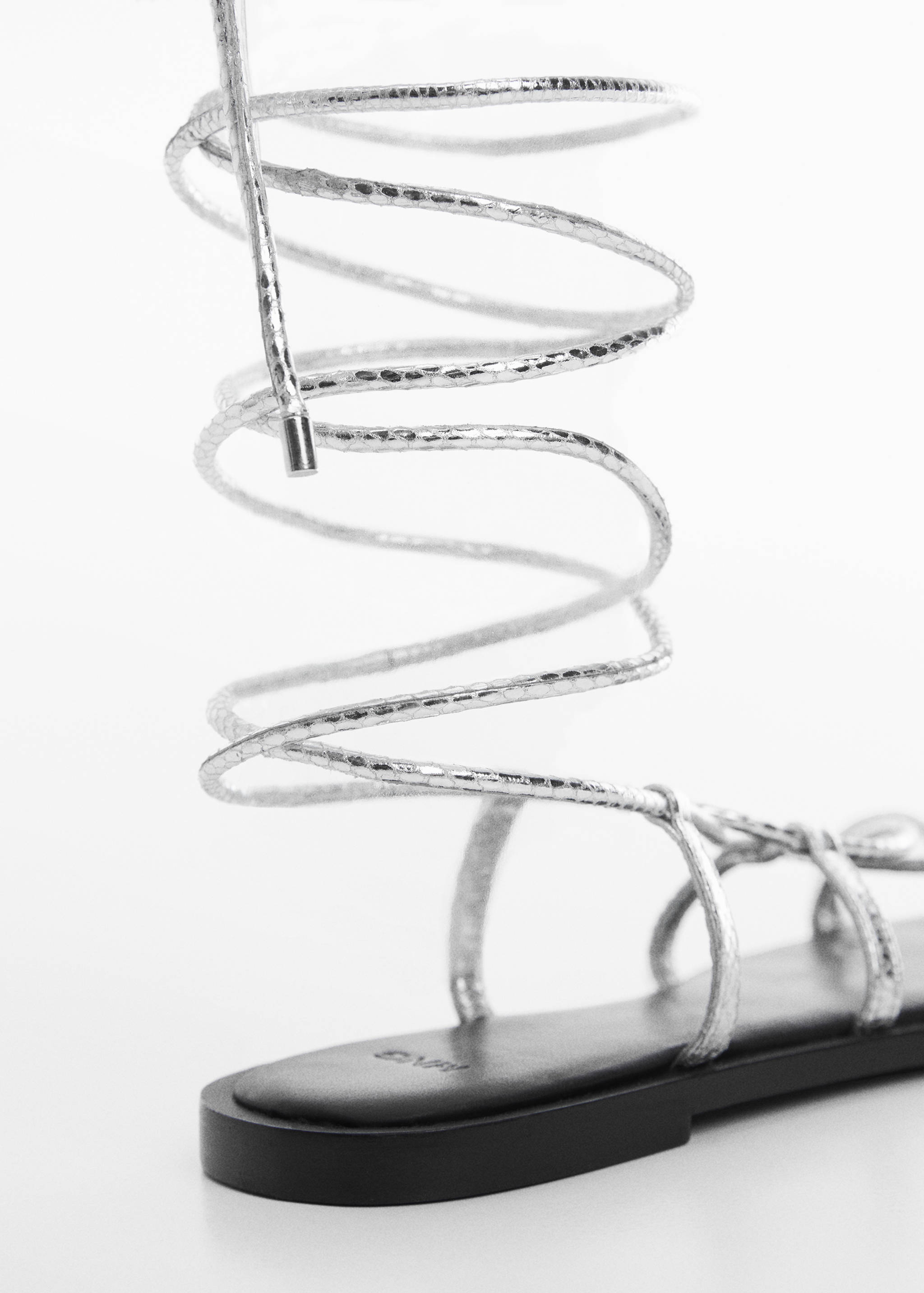 Кожаные сандалии с ремешками - Деталь изделия 1