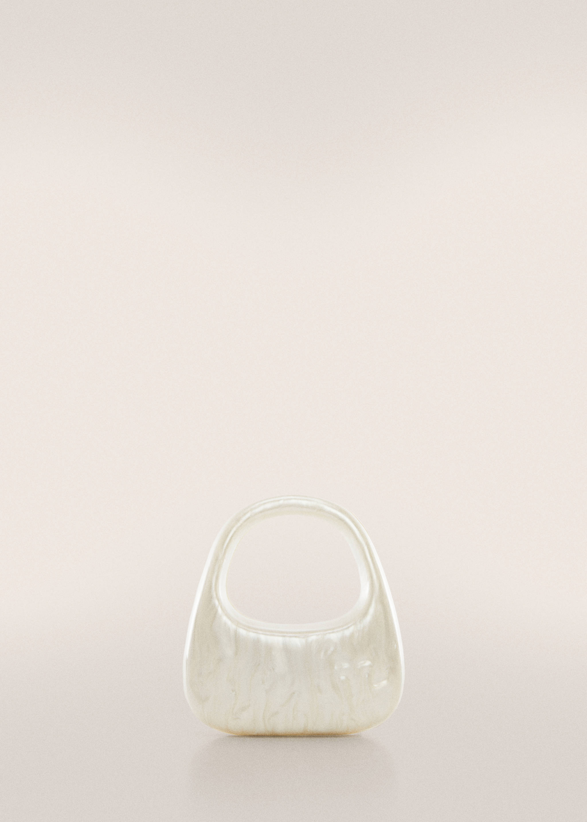 Pearl-effect clutch bag - Article without model