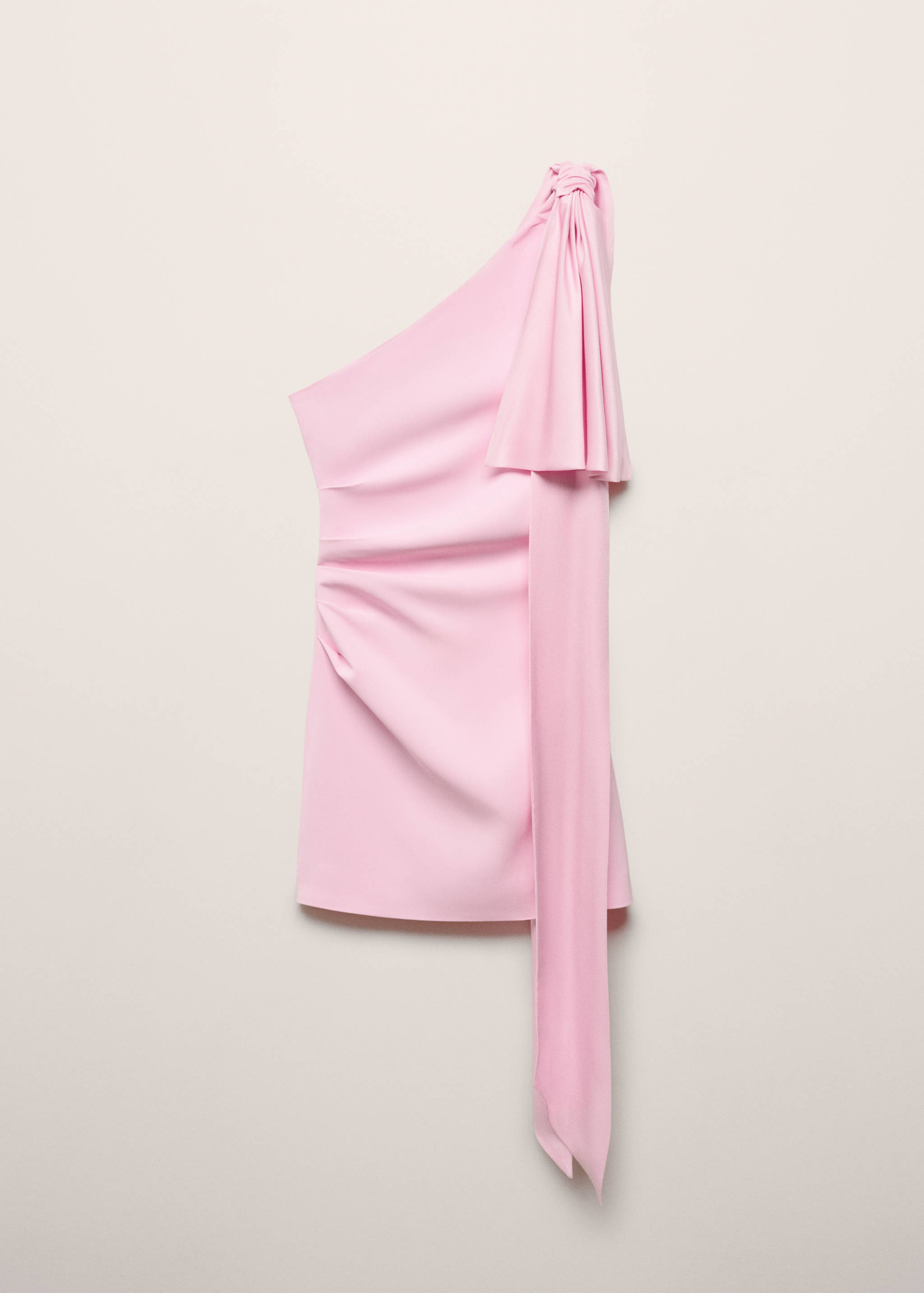 Asymmetrical dress with maxi-bow - Article without model