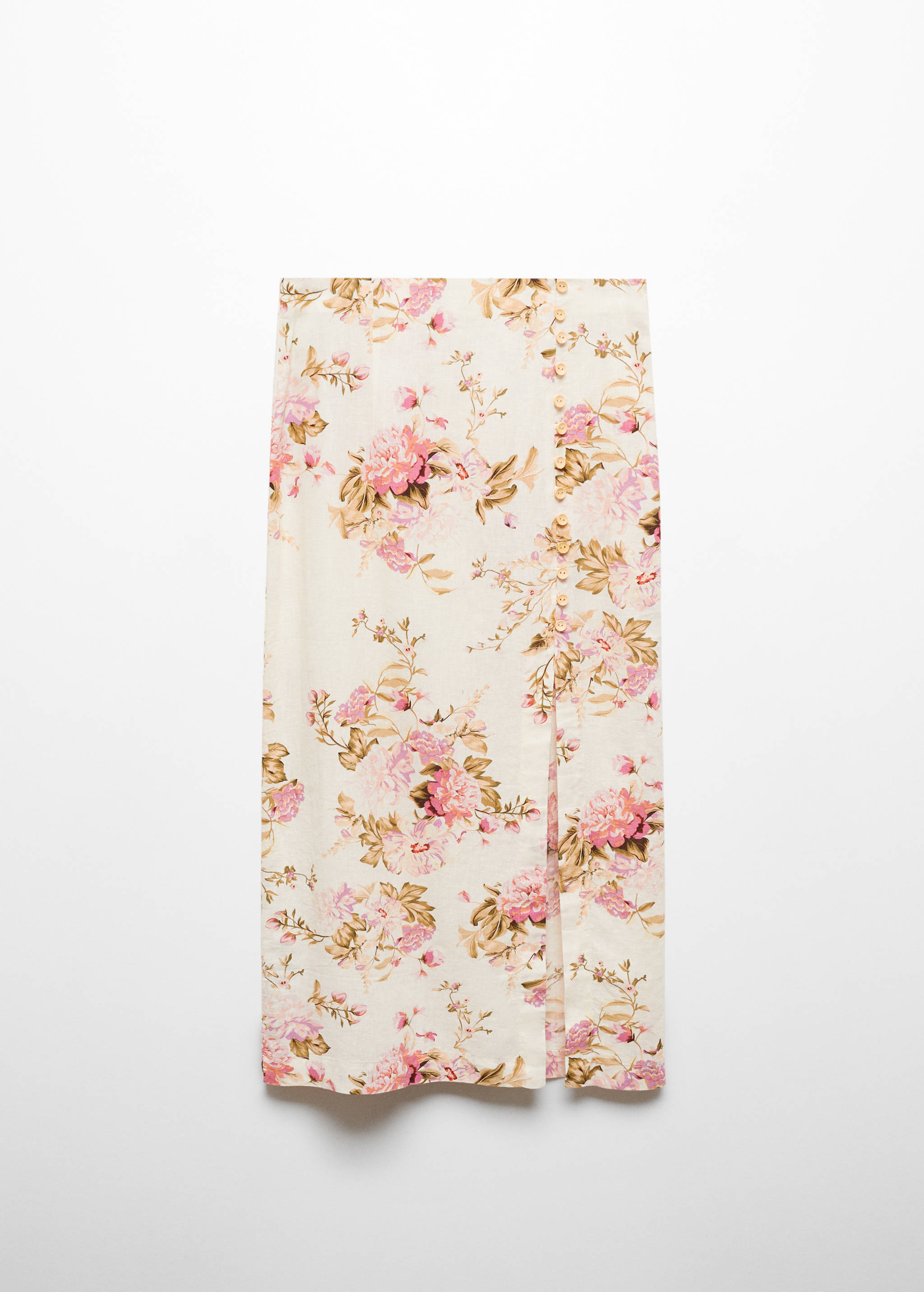 Linen skirt with slit - Article without model