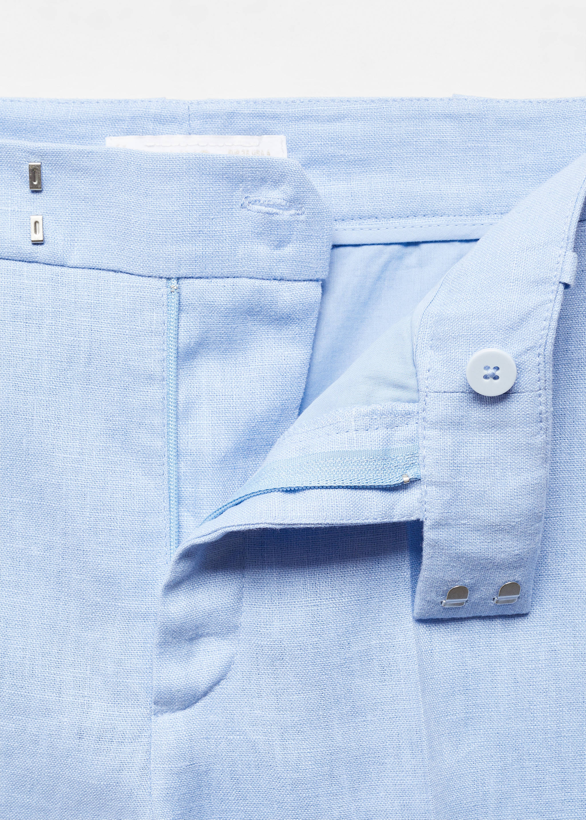 Linen suit trousers - Details of the article 8