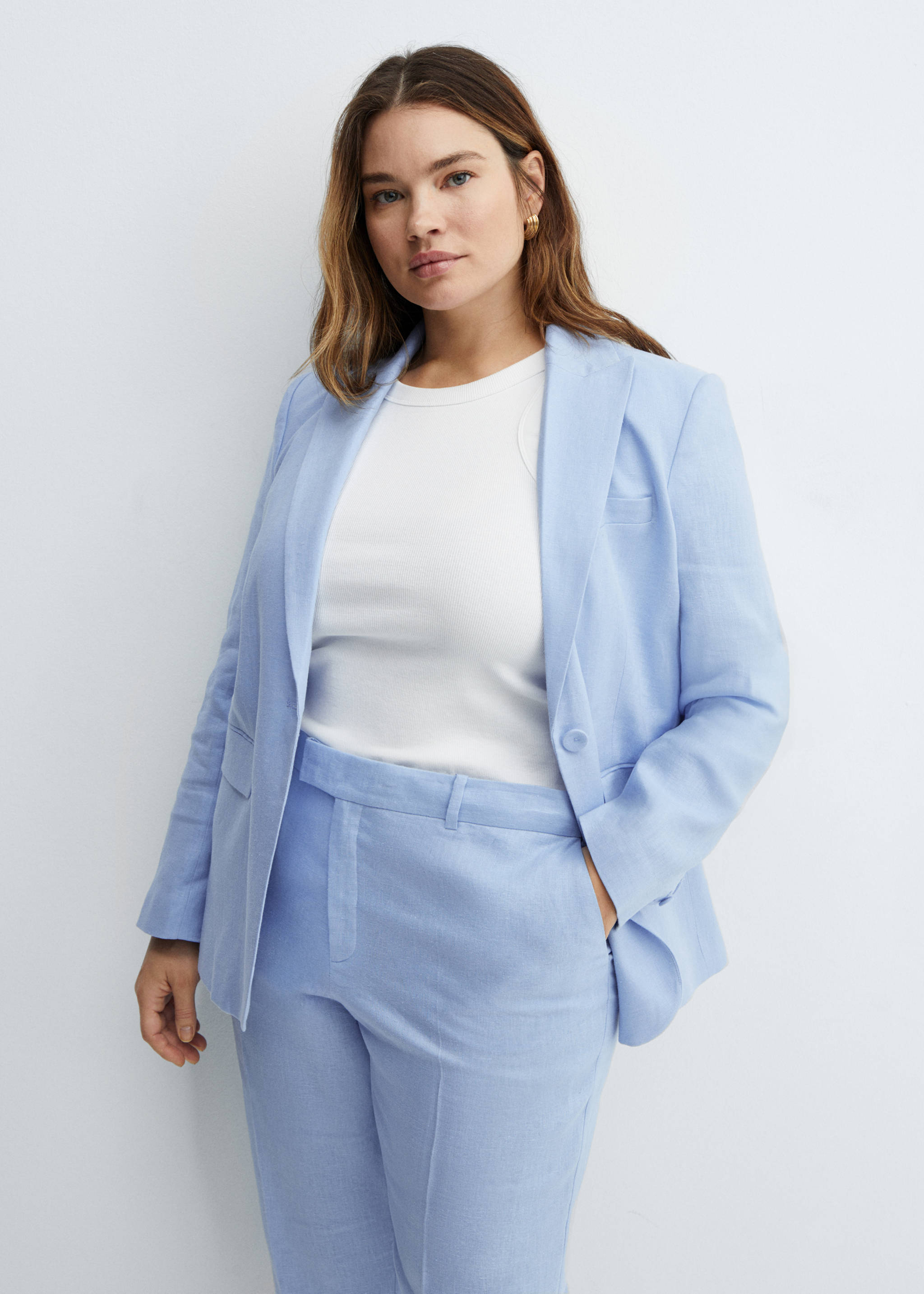 Linen suit trousers - Details of the article 5