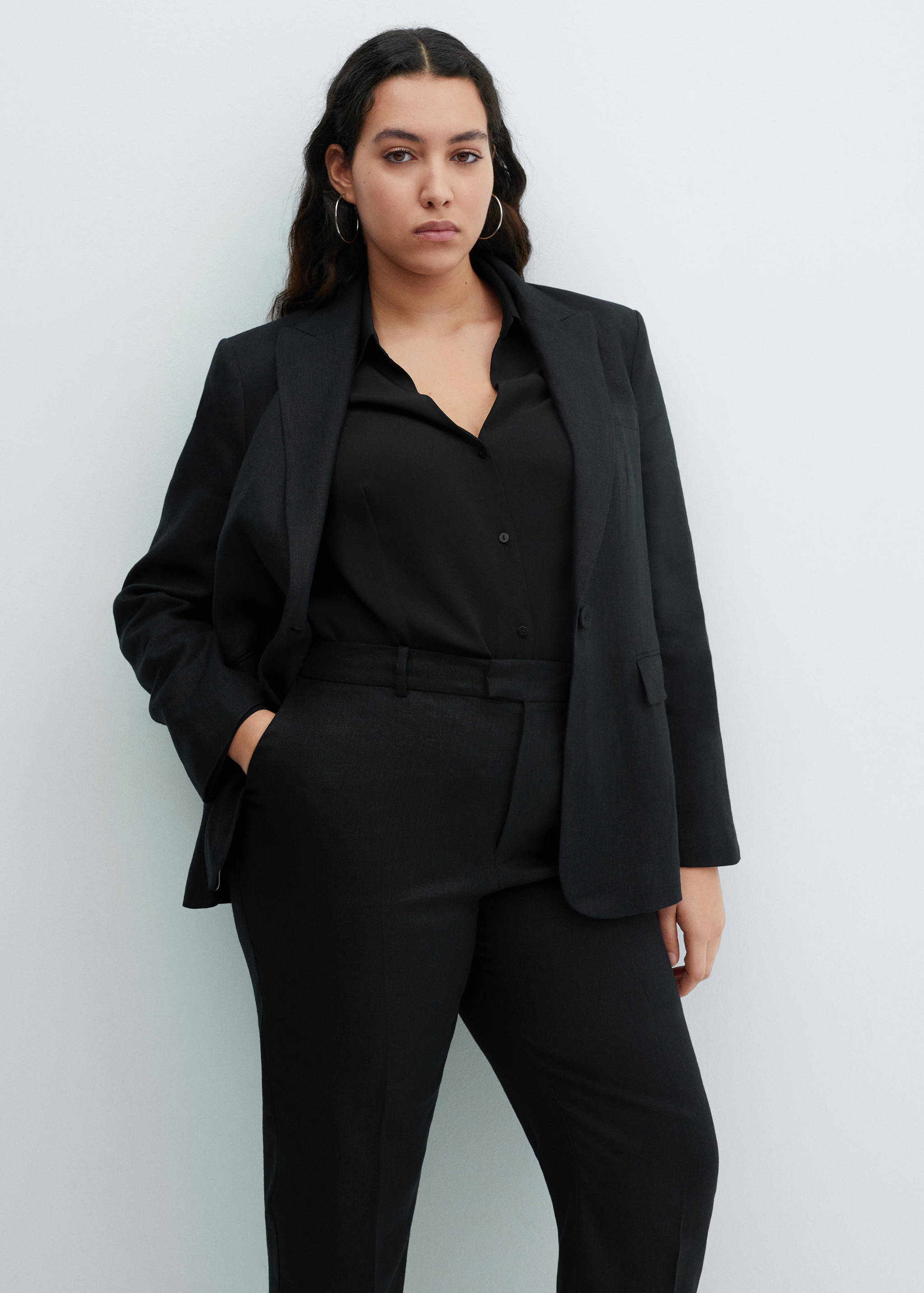 Linen suit trousers - Details of the article 5