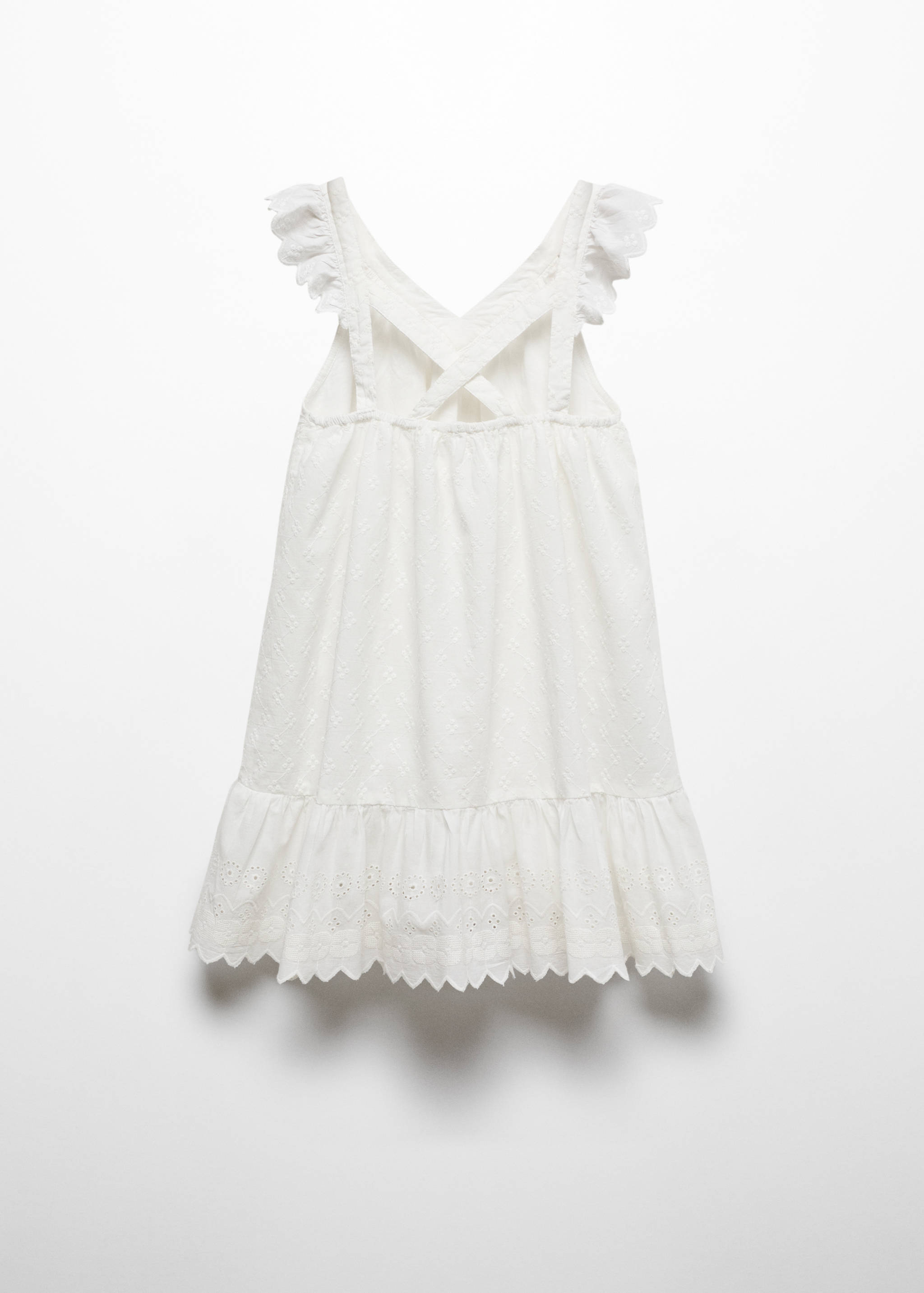 Broderie anglaise dress - Reverse of the article