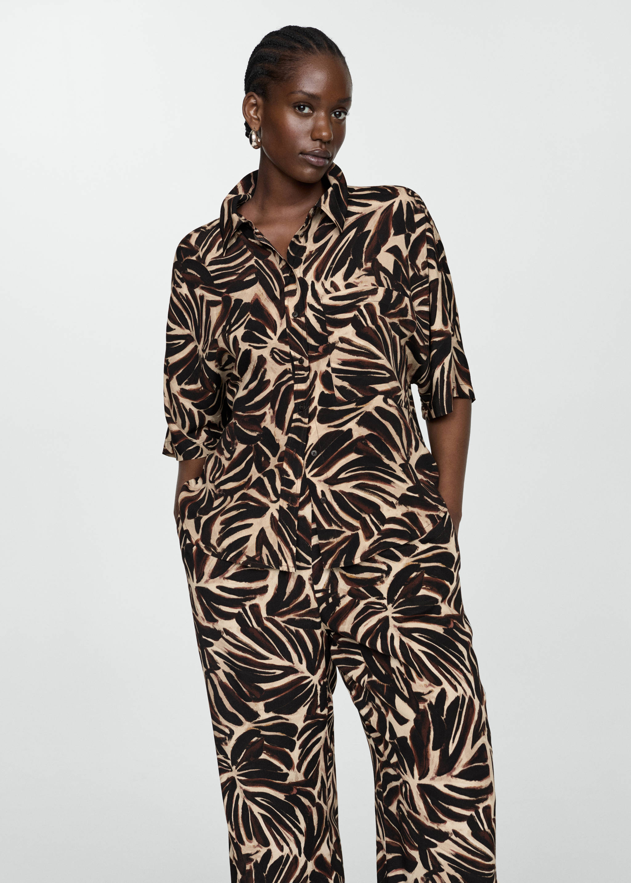 Flowy printed shirt - Details of the article 5