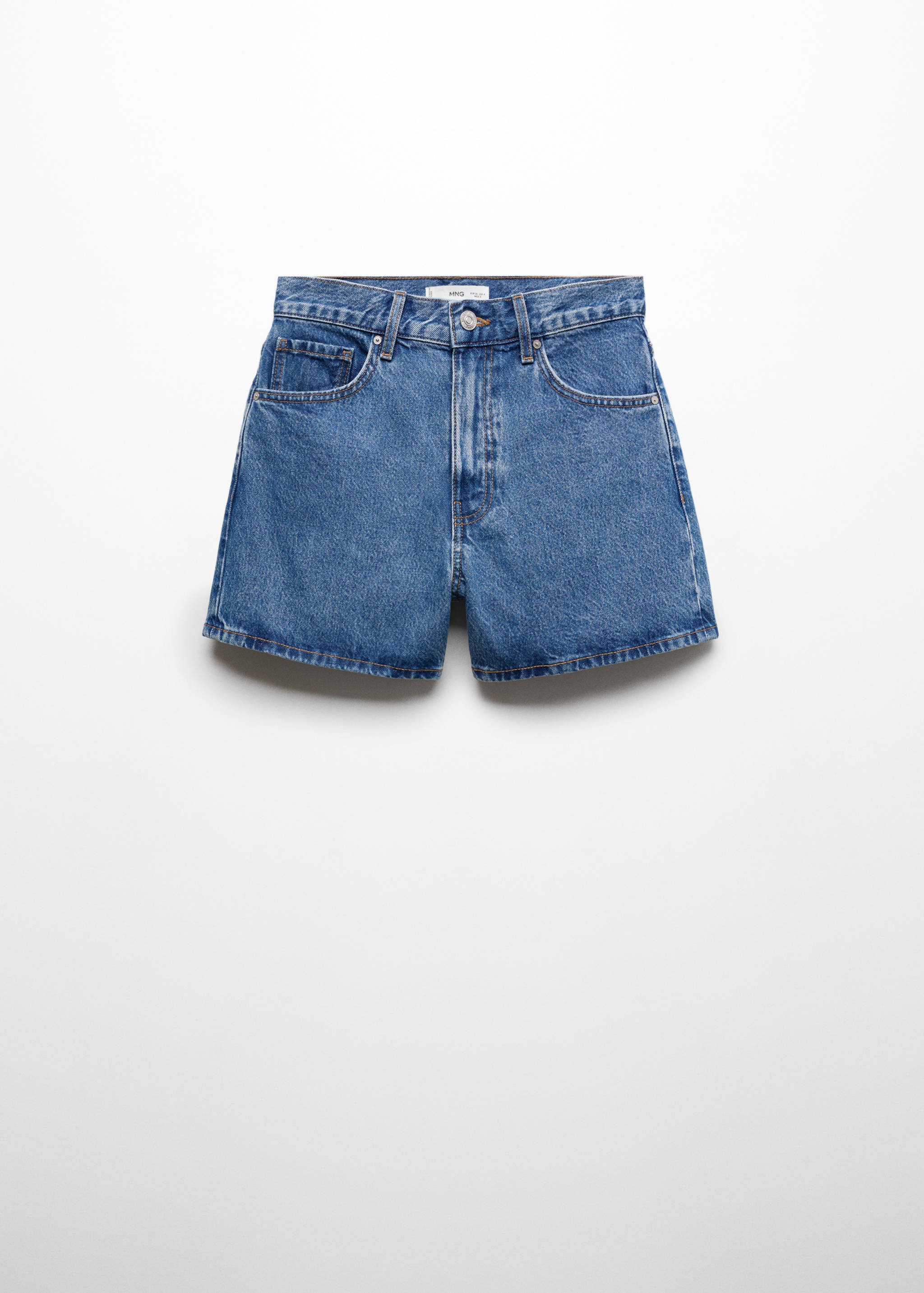 High-rise denim shorts - Article without model