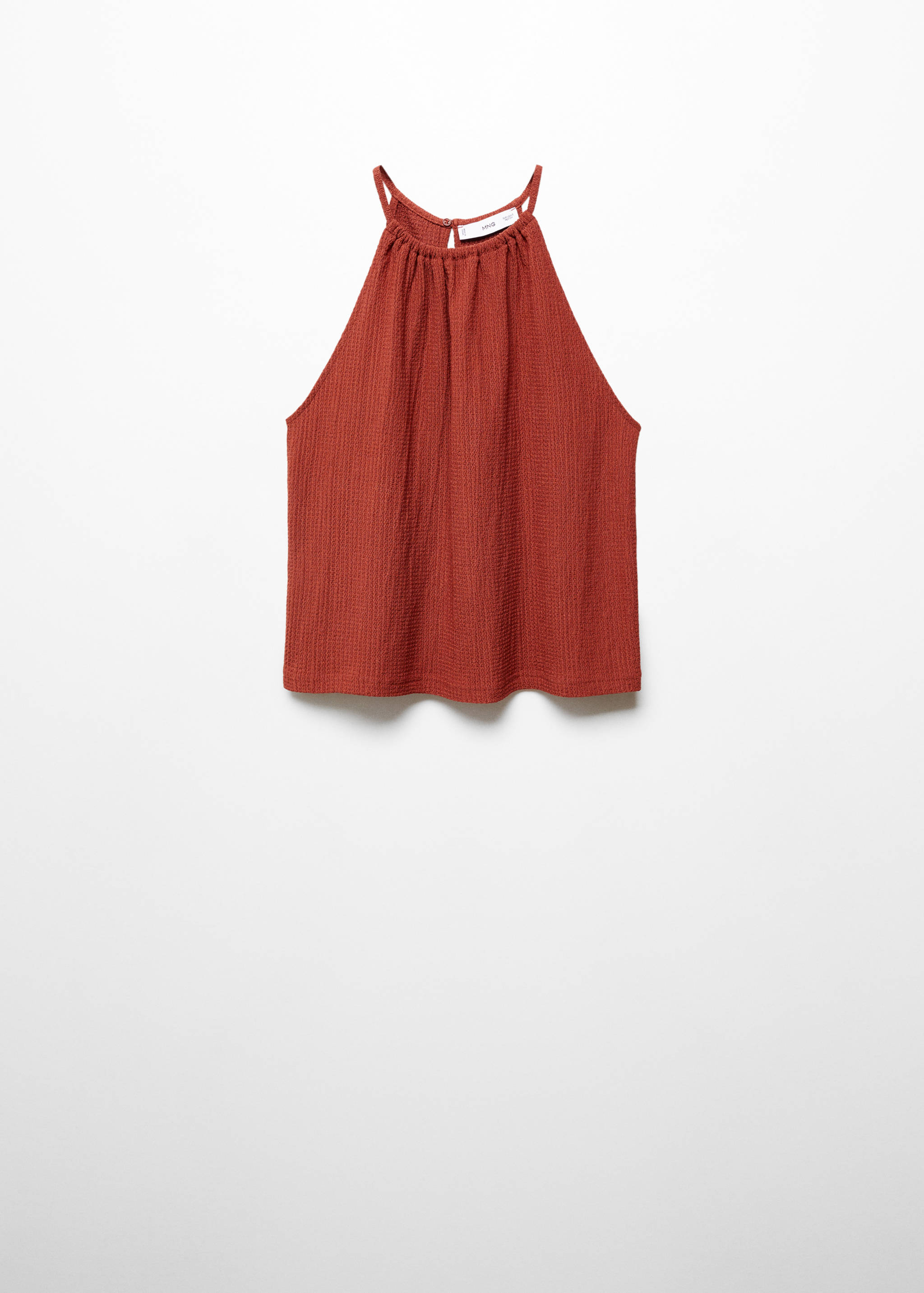 Ruched-texture top - Article without model