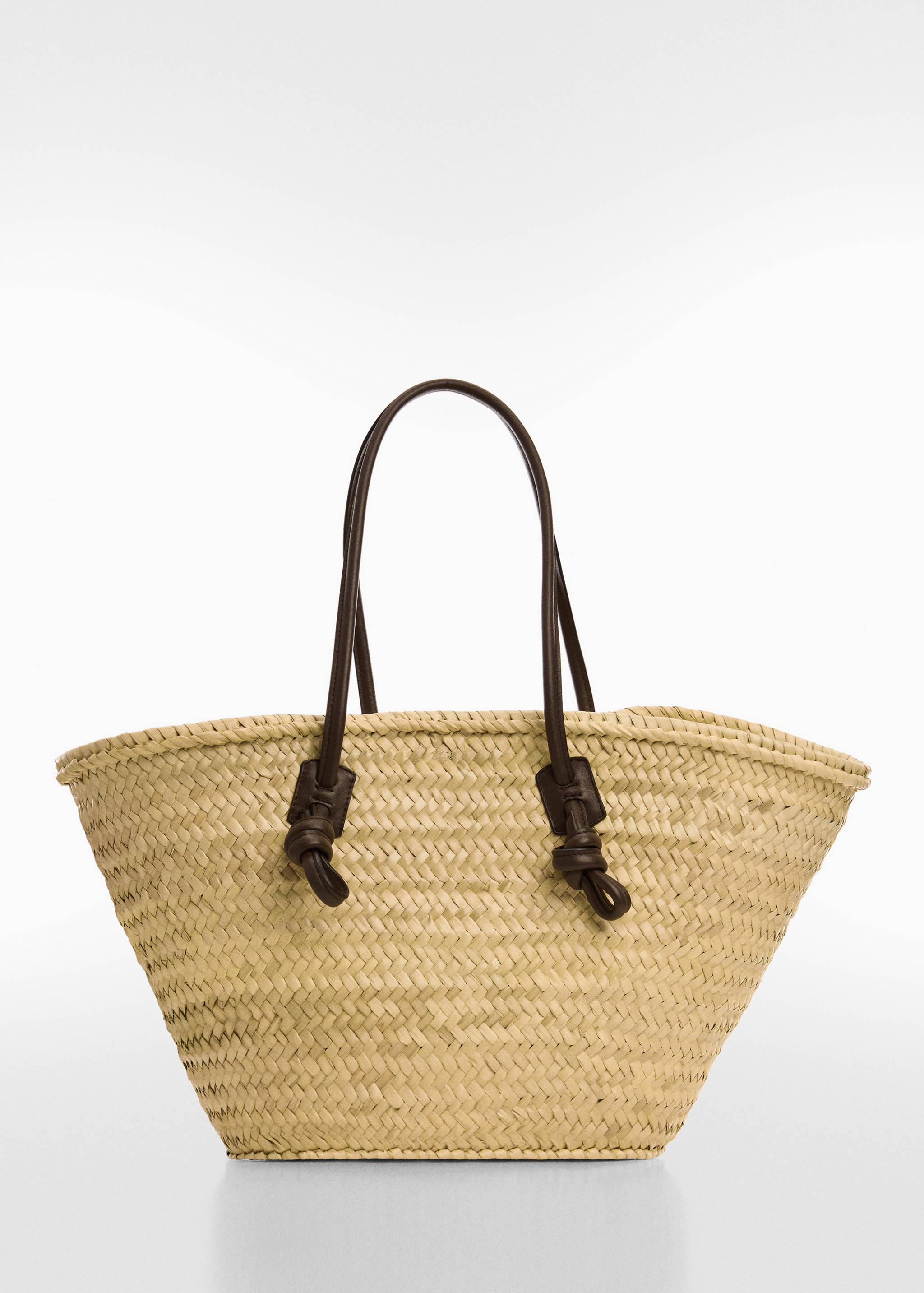 Leather basket bag - Article without model