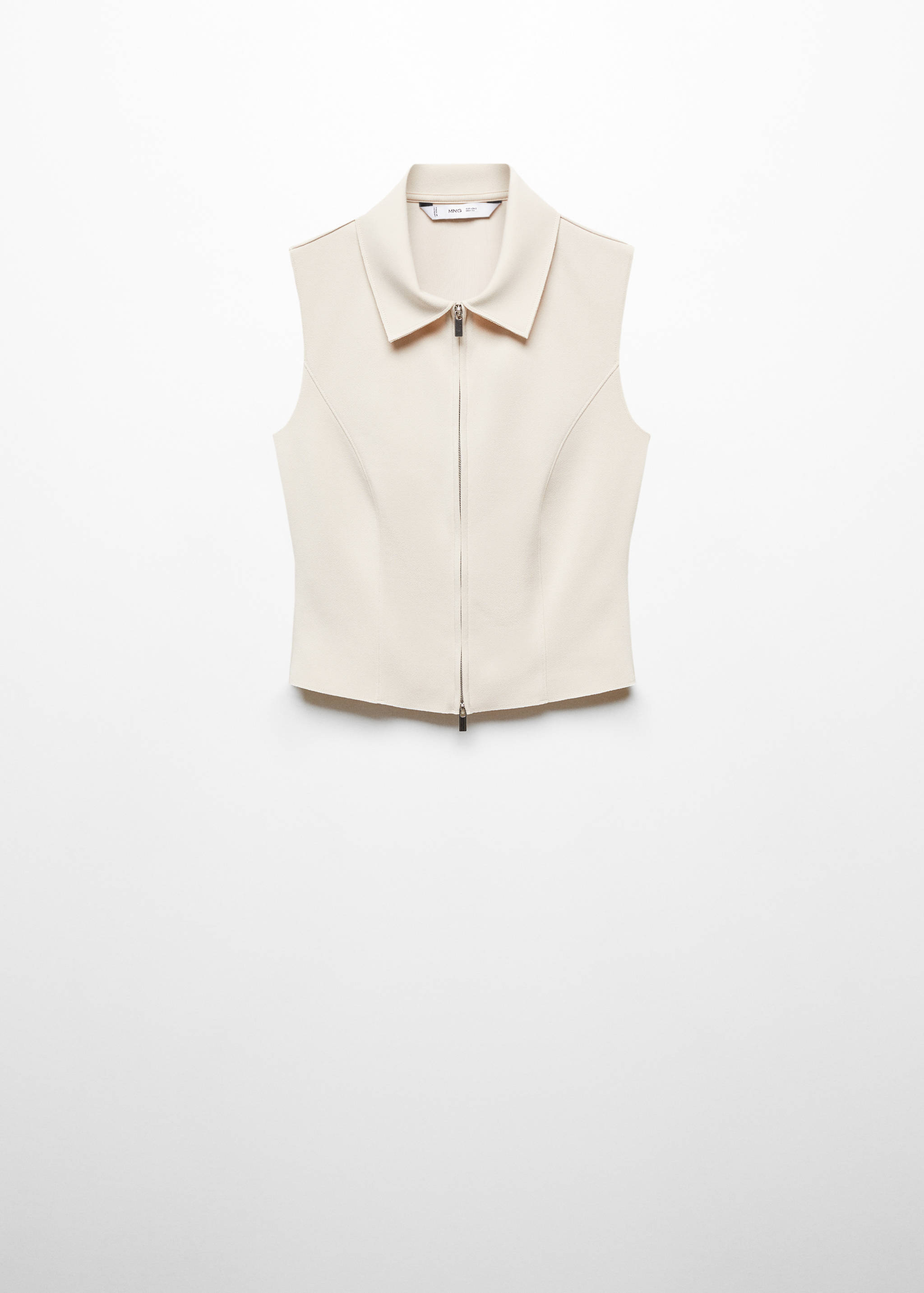 Crop top with zip - Article without model