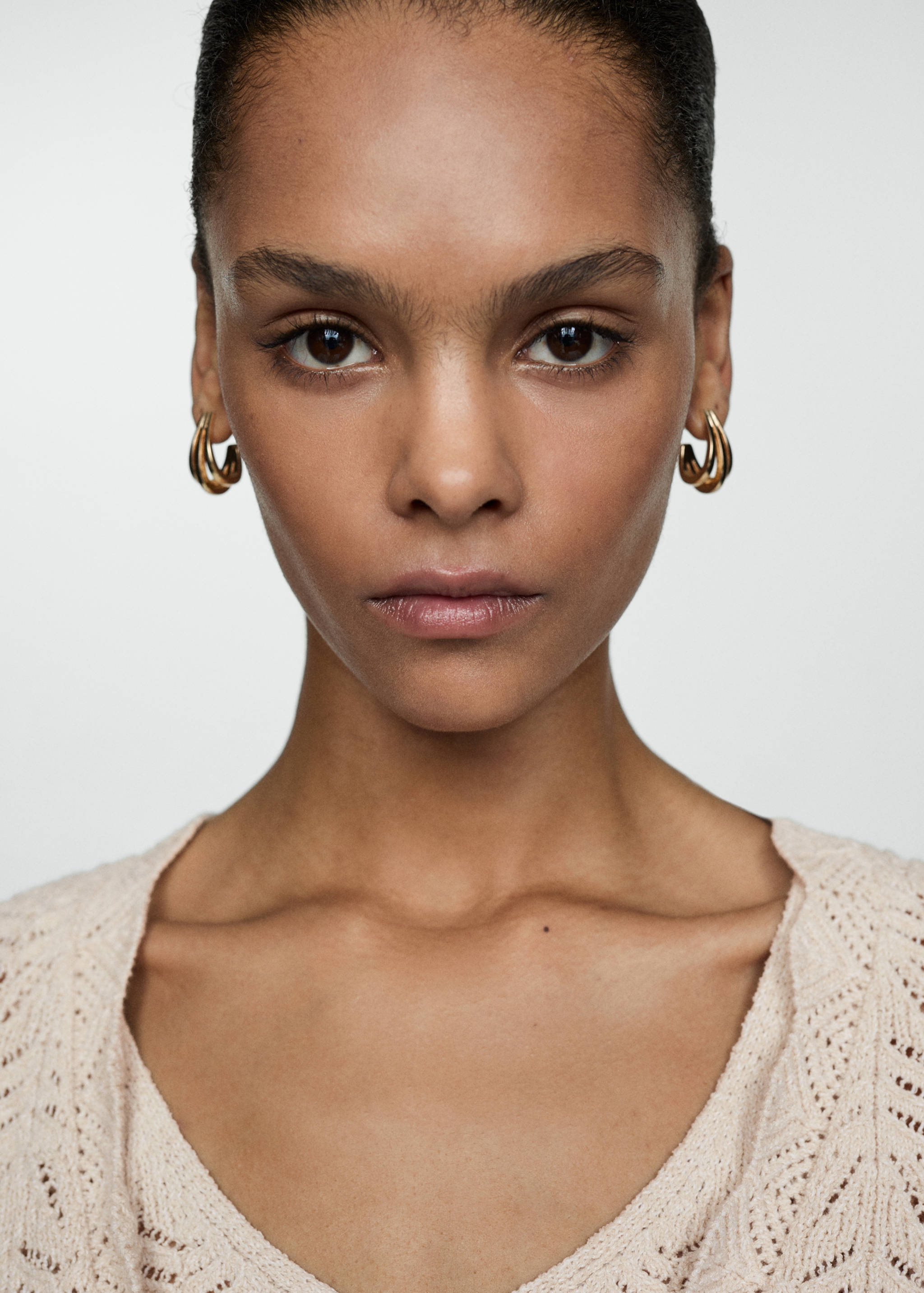 Openwork details cardigan - Details of the article 3