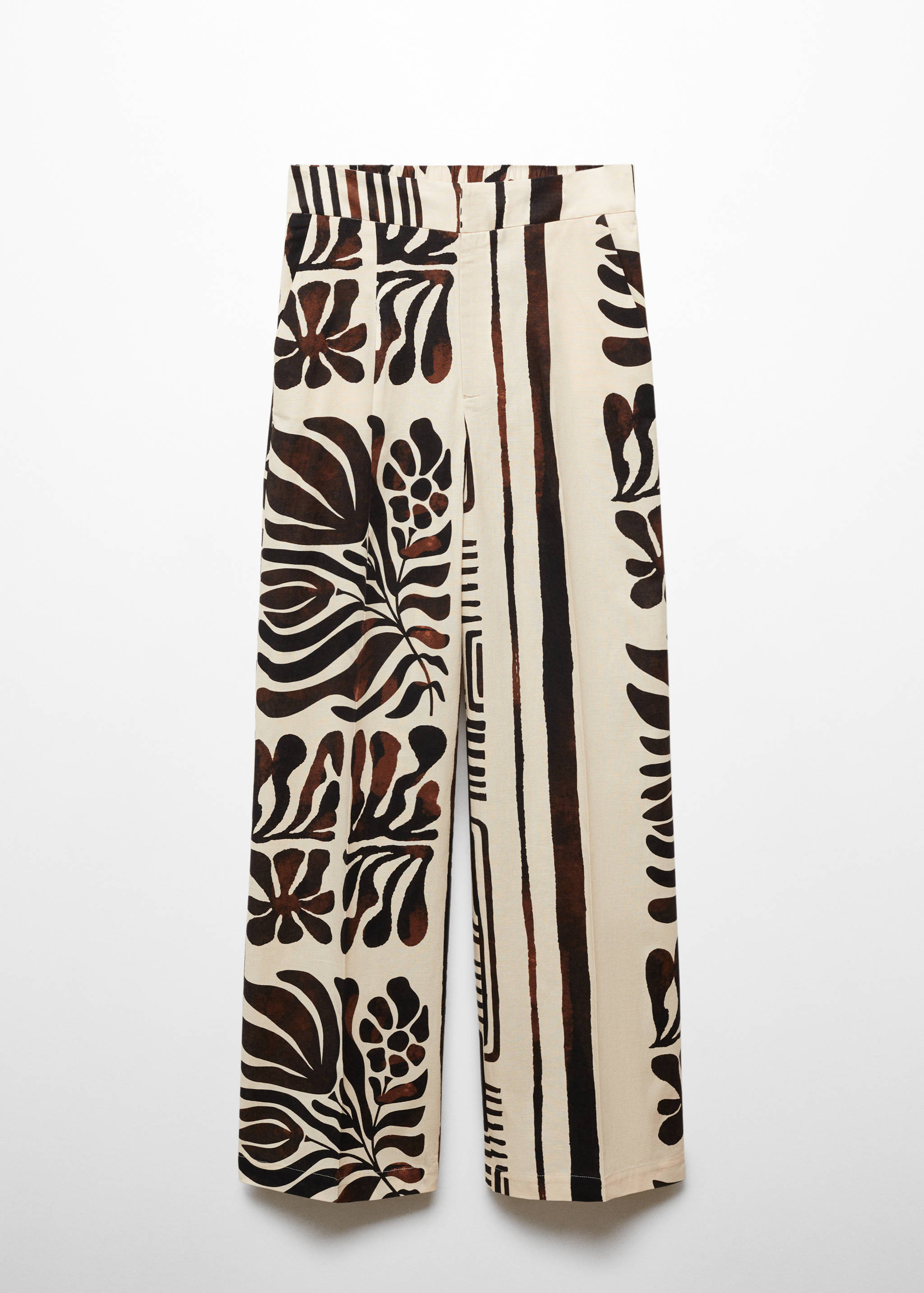 Printed cotton trousers - Article without model