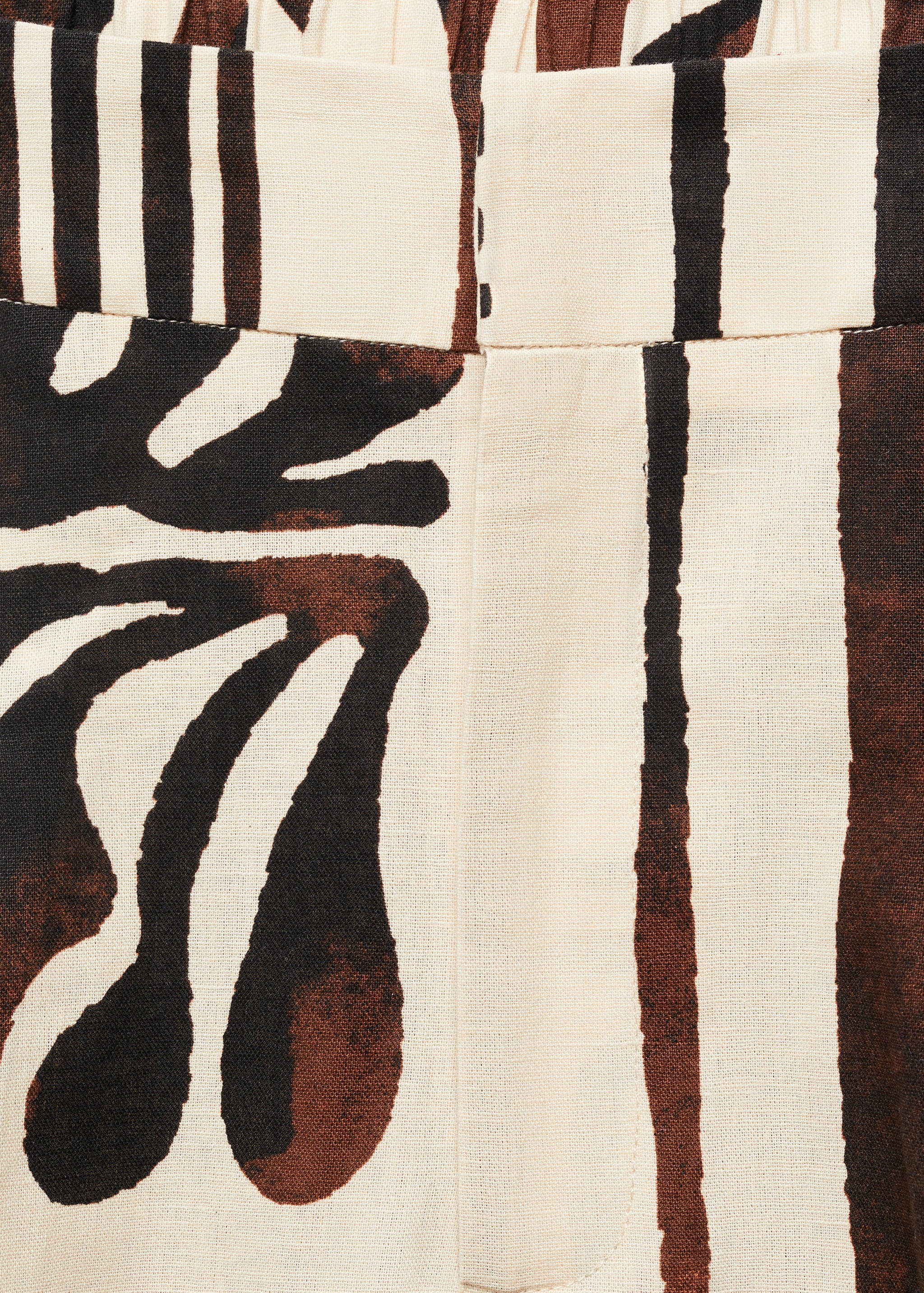 Printed cotton trousers - Details of the article 8