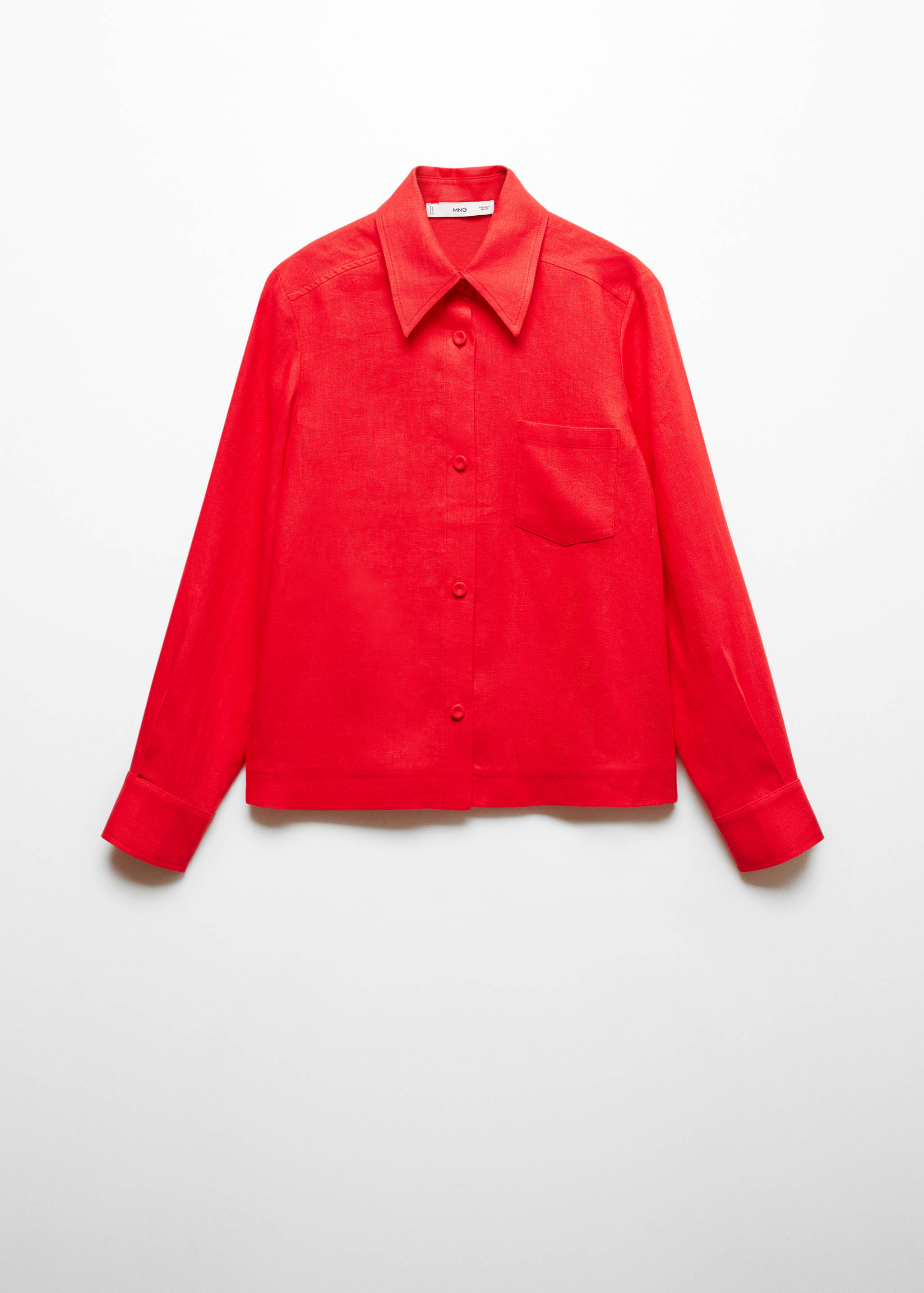 Рубашка 100% лен - Изделие без модели