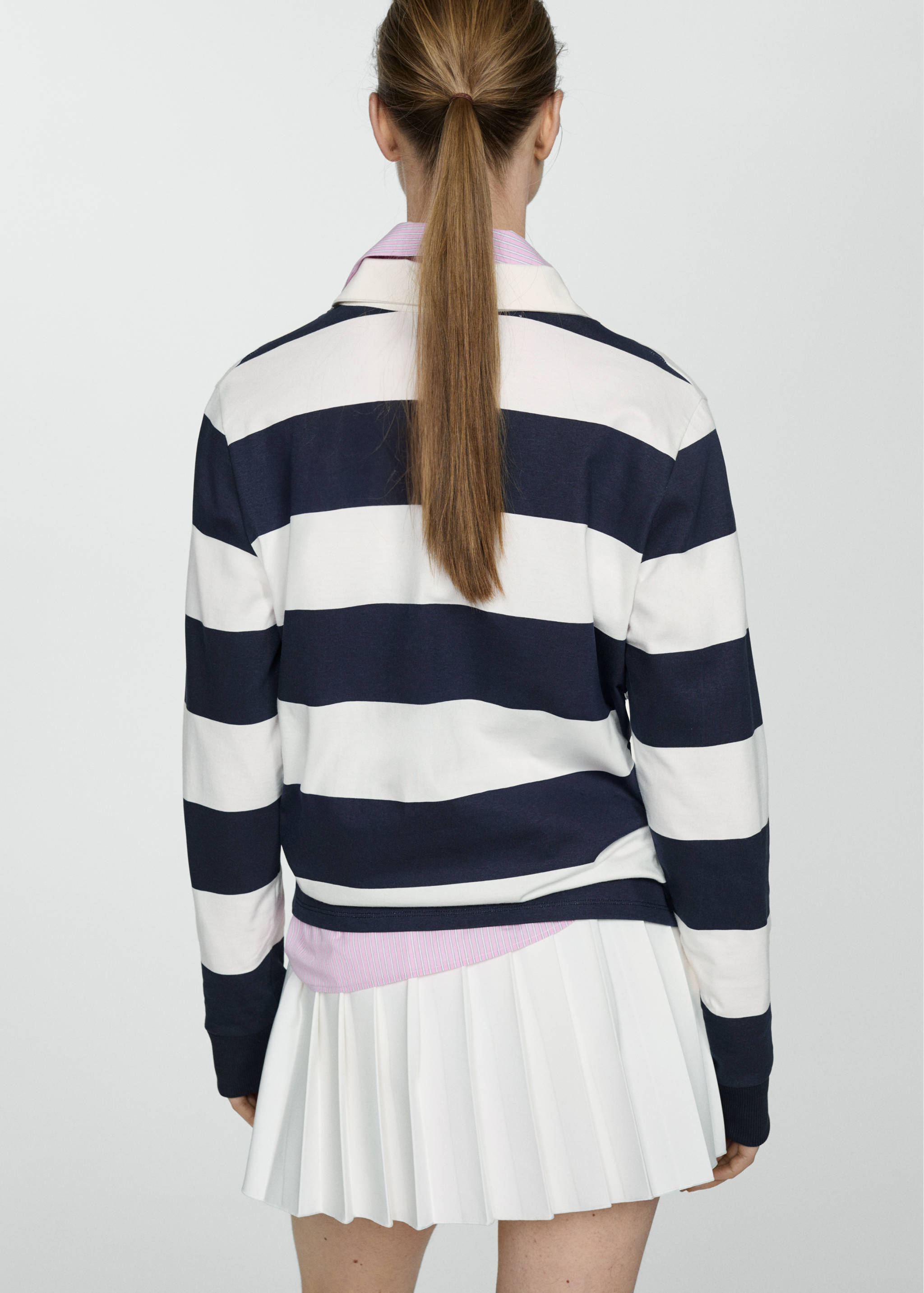 Polo 100% algodón rayas - Reverso del artículo