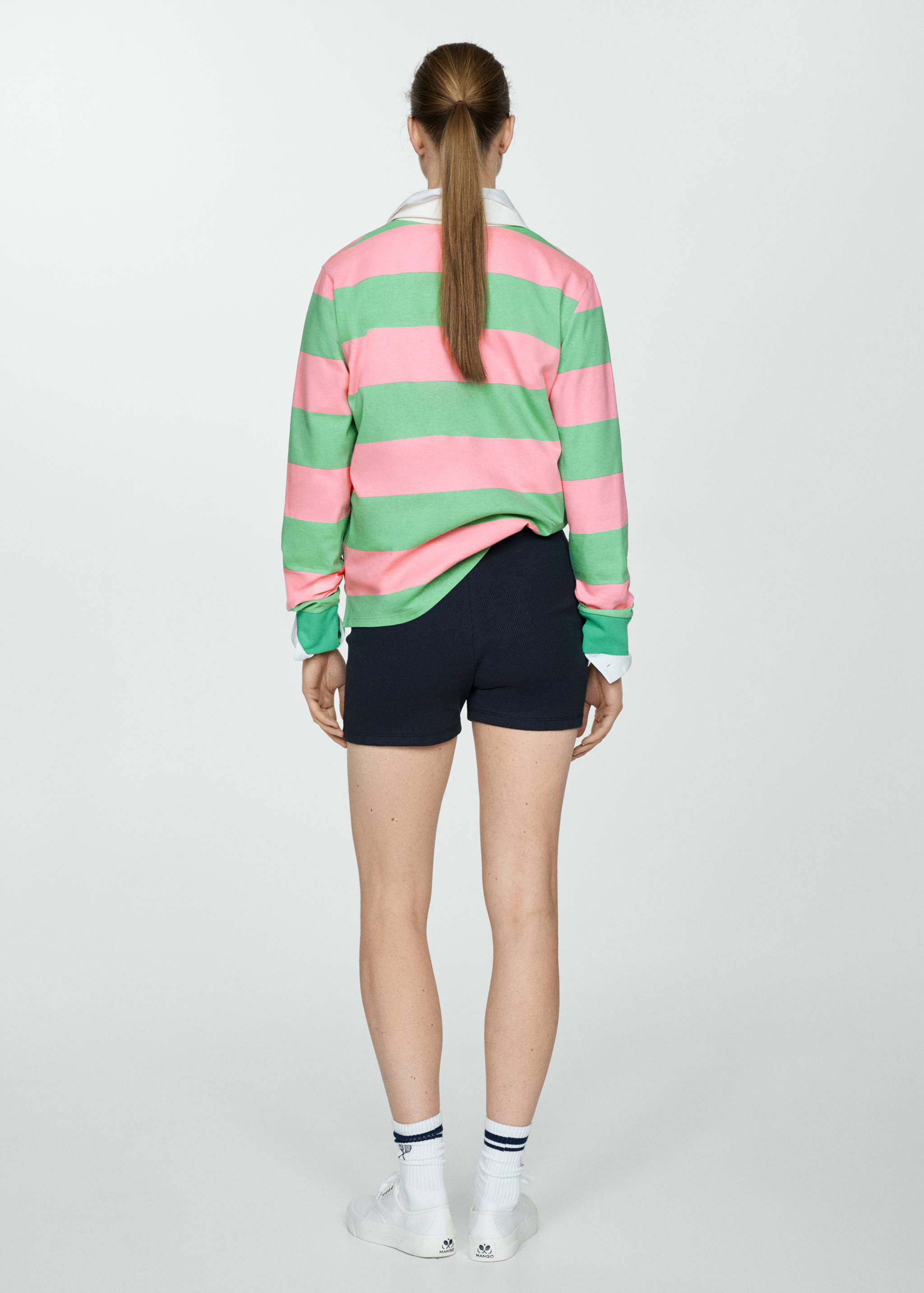 Polo 100% algodón rayas - Reverso del artículo