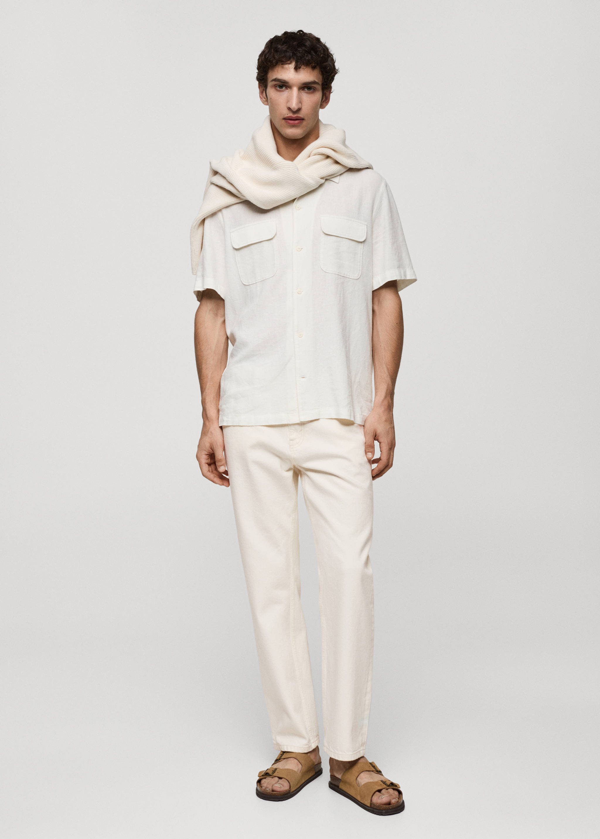 Jean coton relaxed-fit - Plan général