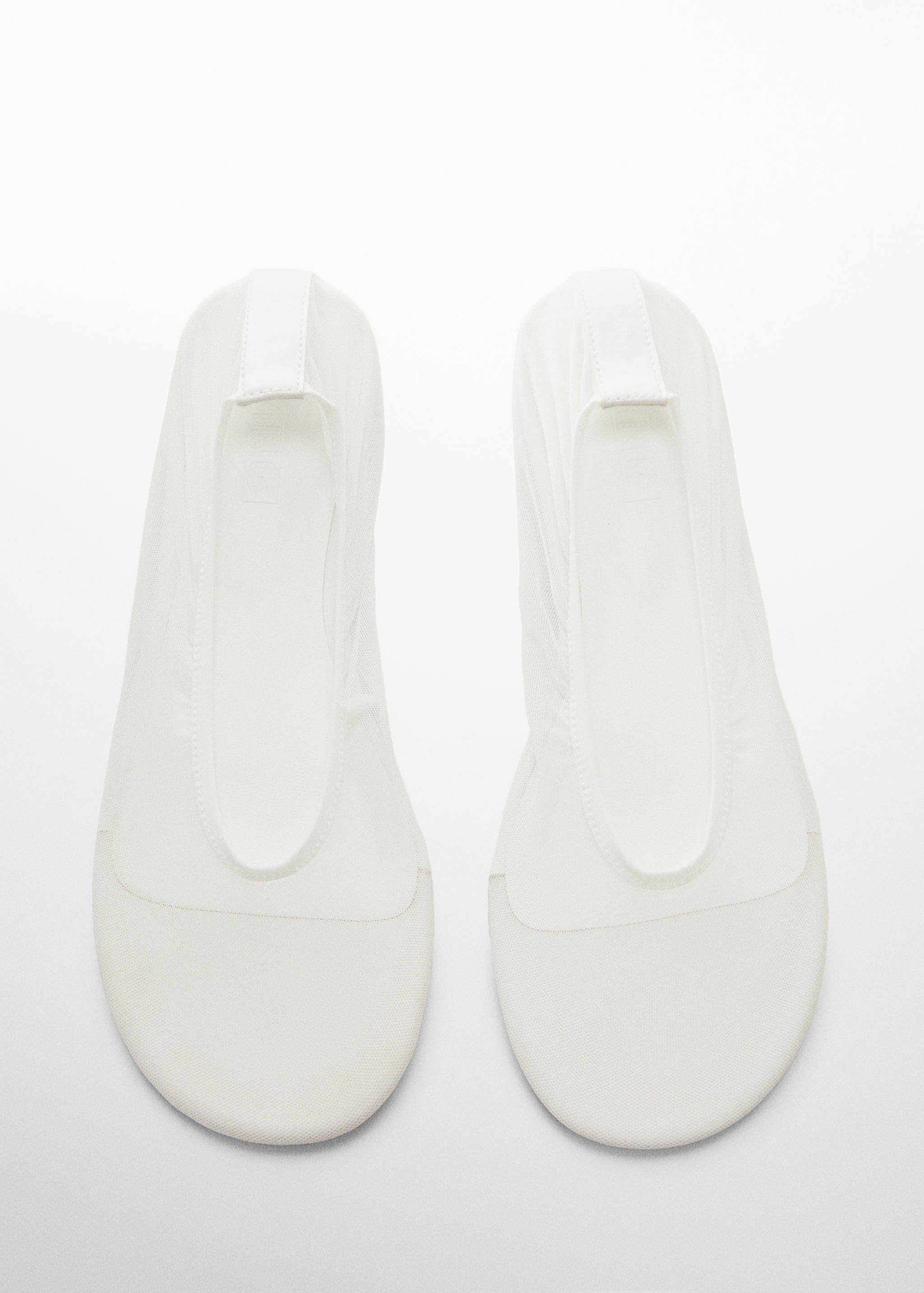 Semi-transparent mesh ballet flats - Details of the article 2