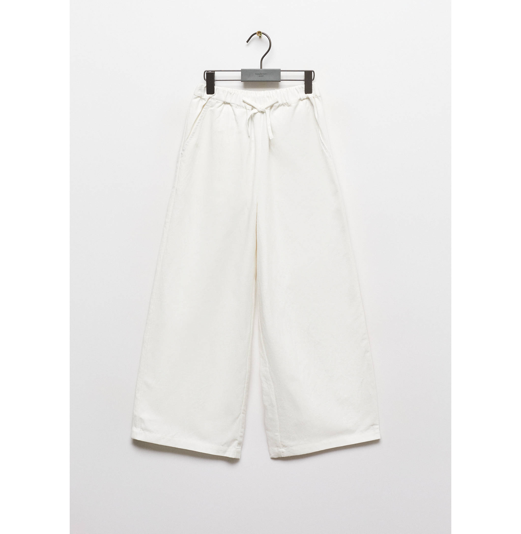 Wide leg linen trousers - Article without model