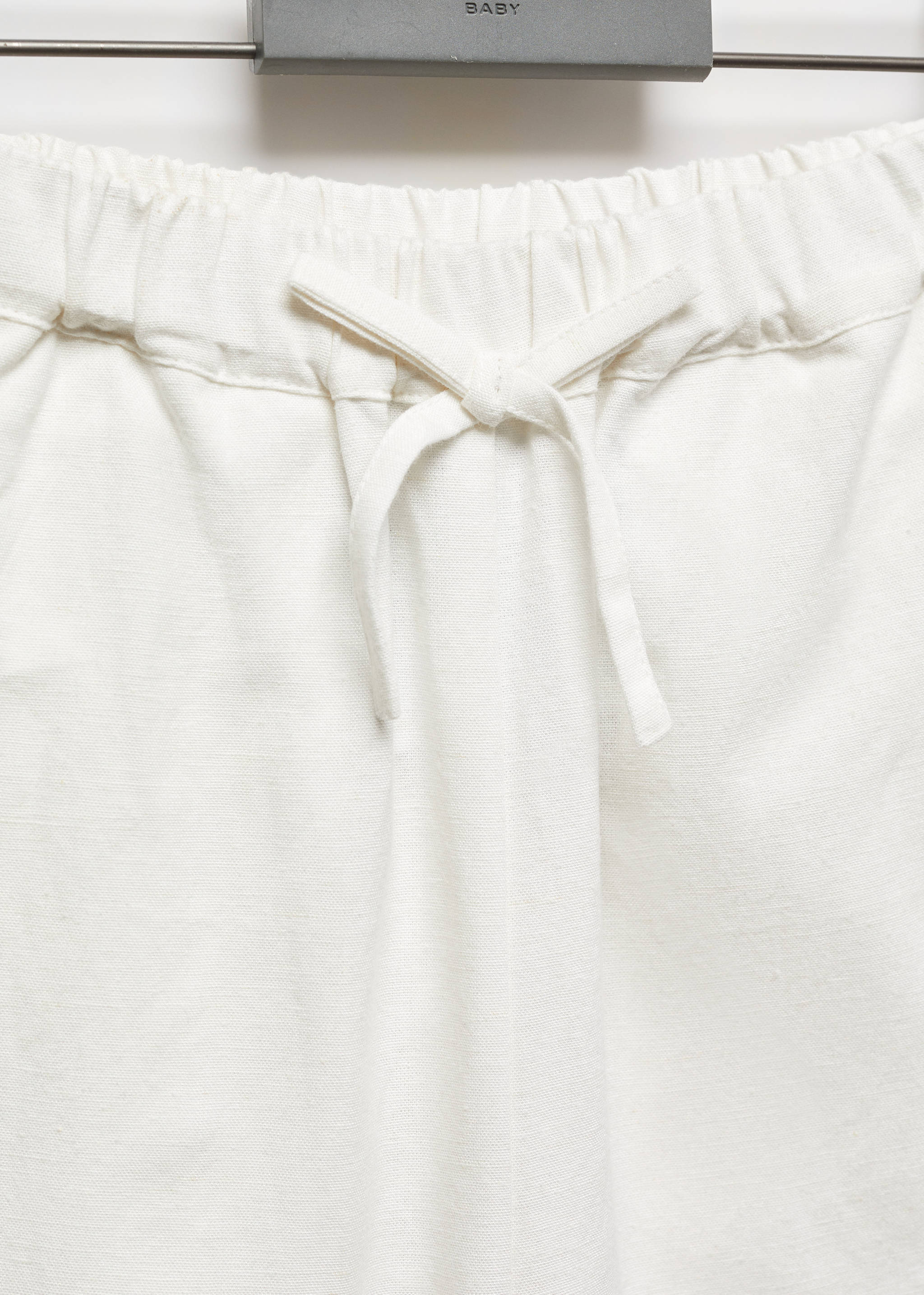 Wide leg linen trousers - Details of the article 8