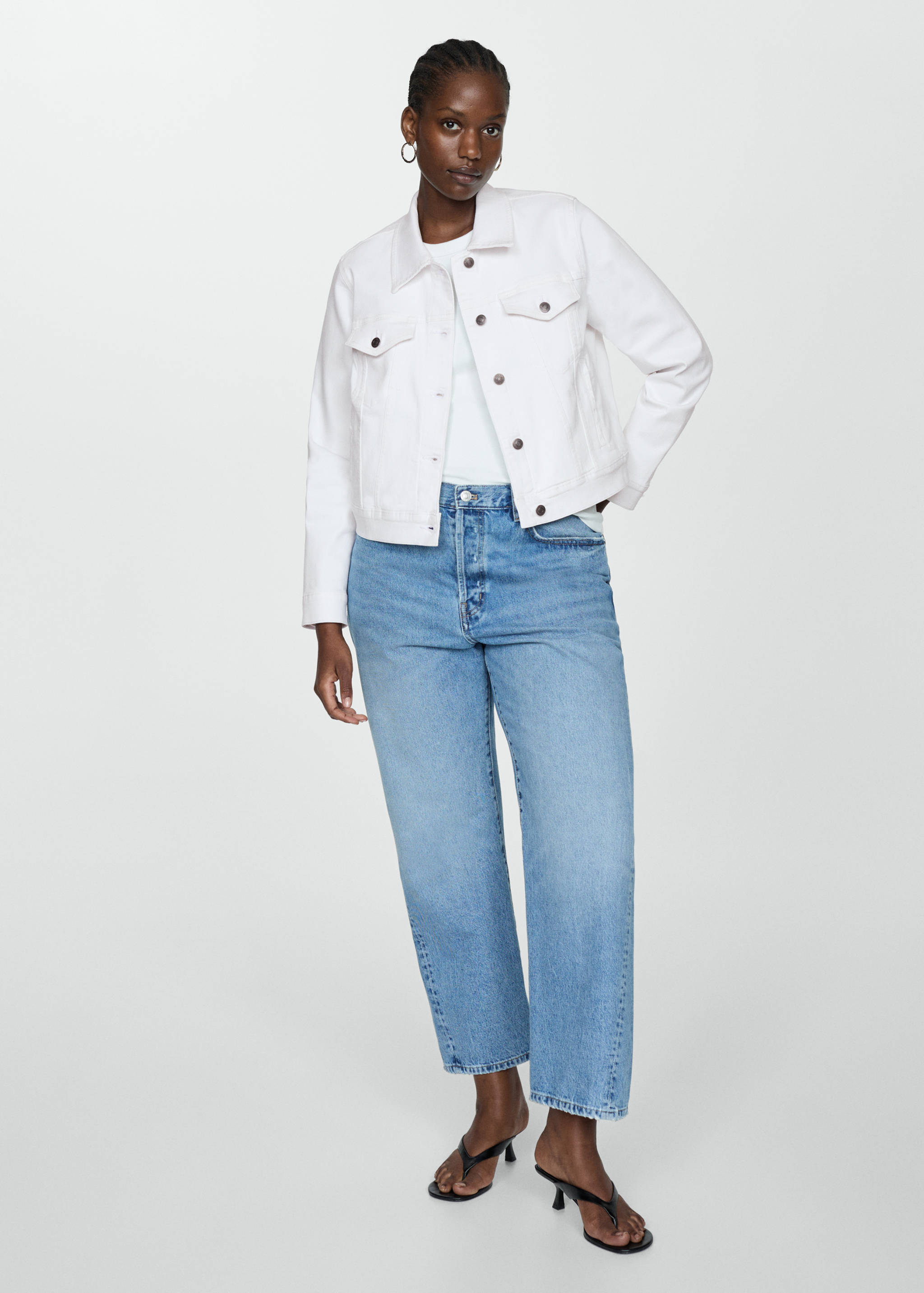 Pocketed denim jacket - Details of the article 3