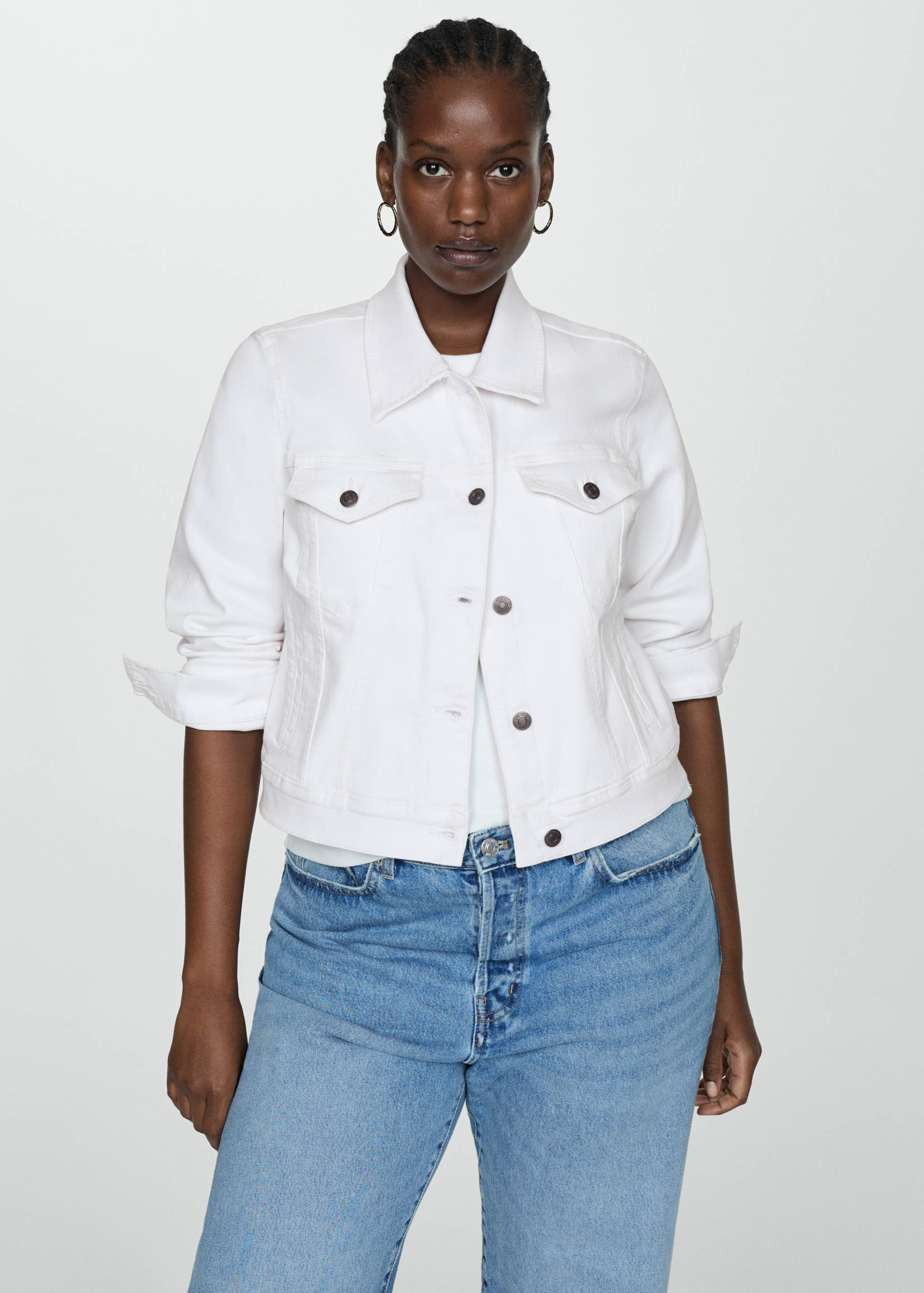 Pocketed denim jacket - Details of the article 5