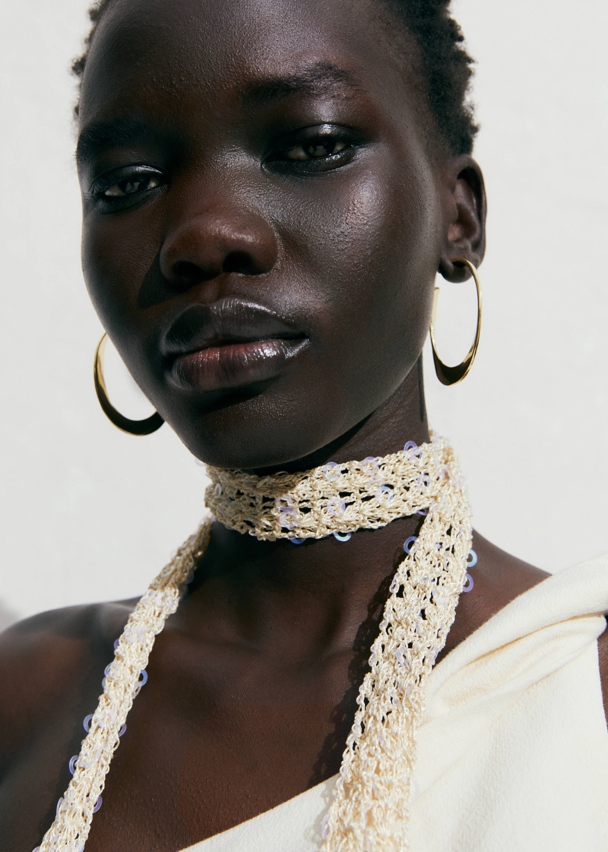 Foulard détail sequins - Plan général