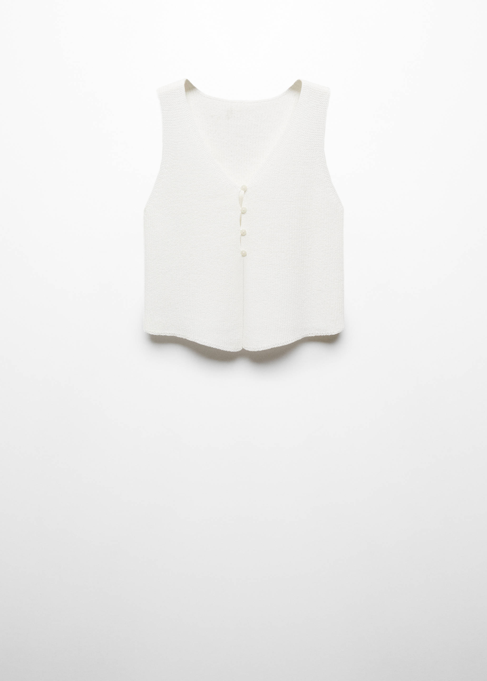 Top maille boutons - Article sans modèle