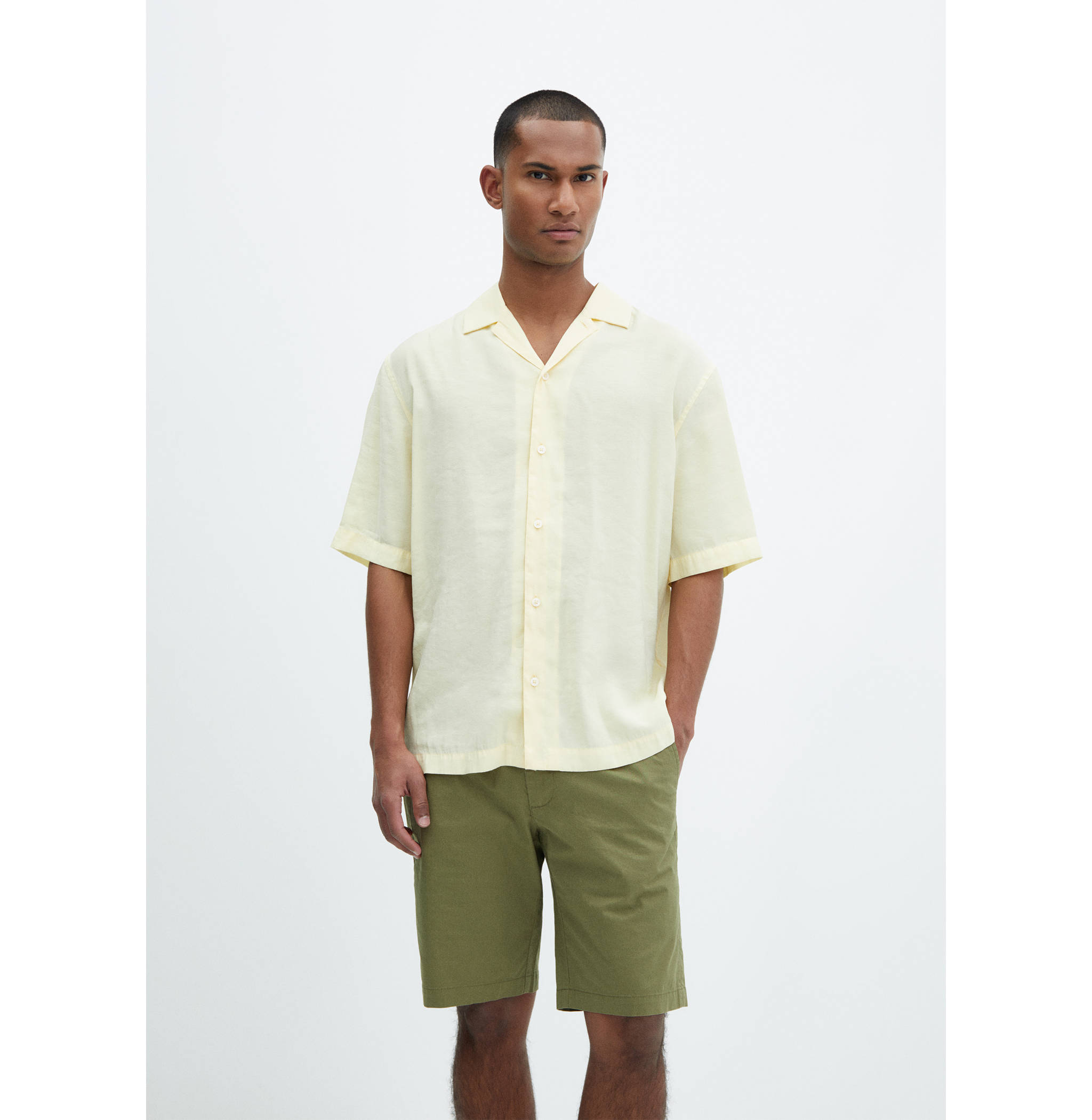 Chemise modal col bowling - Plan moyen